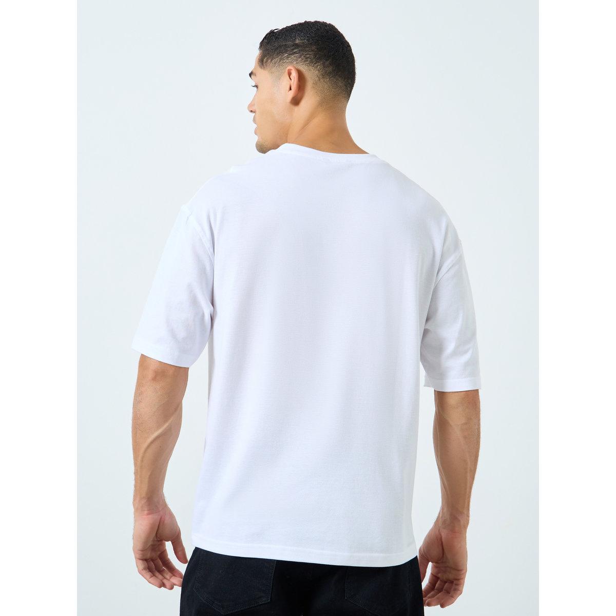 Styli Men White Oversized Graphic Print T-Shirt-men-clothing-tshirtsandpolos-tshirts-image-4