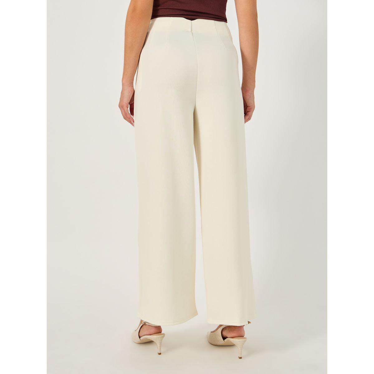 بنطال بأرجل واسعة وتفاصيل محزوزة-women-clothing-bottoms-trousers-image-4