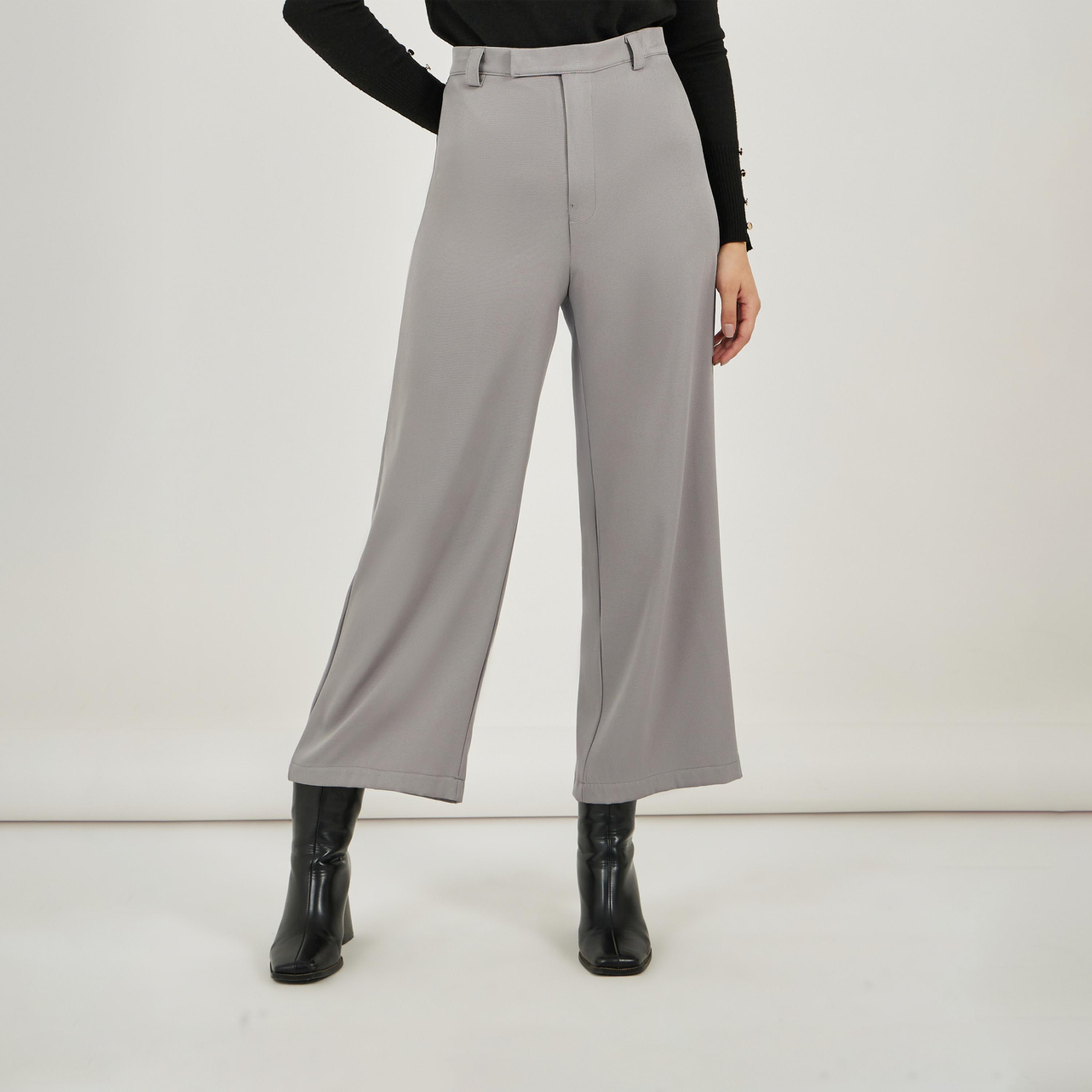 Styli High Rise Straight Fit Ankle Length Pants-women-clothing-bottoms-trousers-image-2