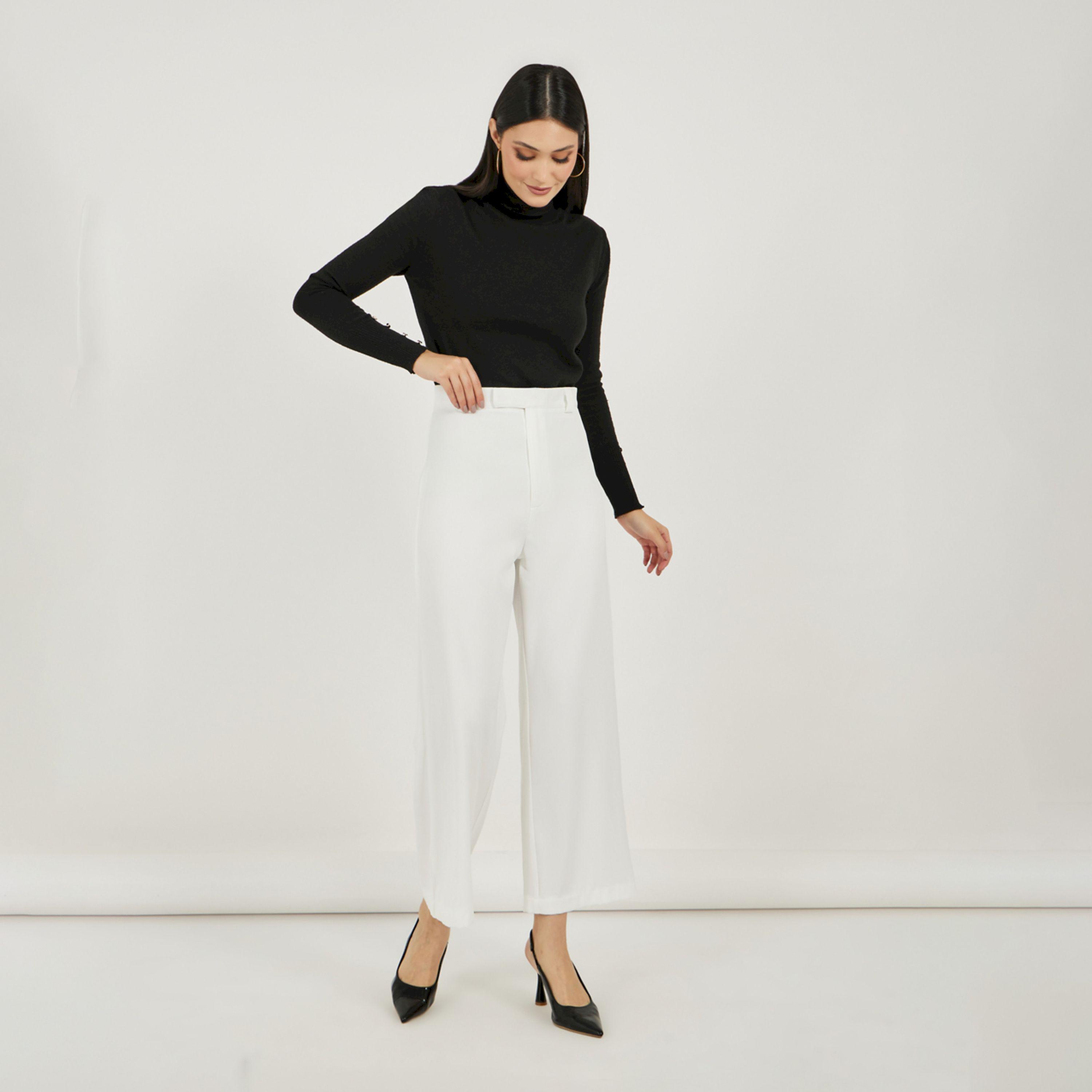 Styli High Rise Straight Fit Ankle Length Pants-women-clothing-bottoms-trousers-image-1