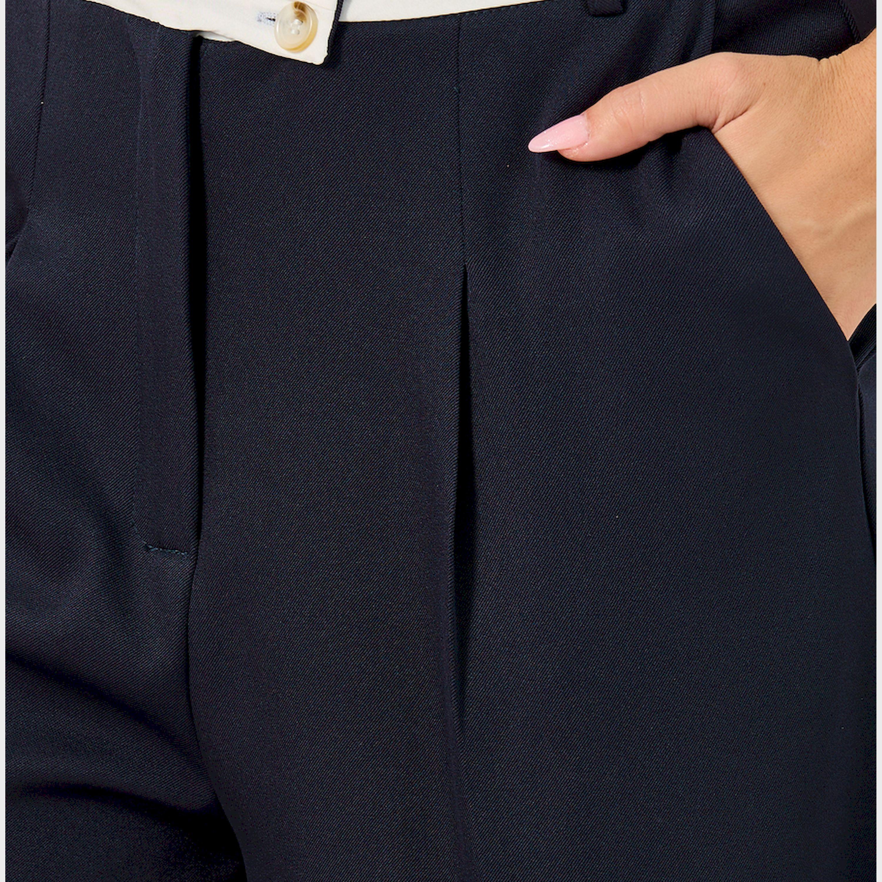 Styli Cross Over Waistband Tailored Trouser With Crease Line-women-clothing-bottoms-trousers-image-3