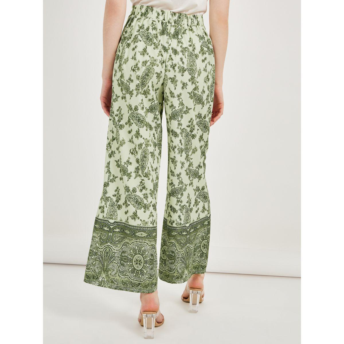 بنطال بأرجل واسعة وخصر متوسط-women-clothing-bottoms-trousers-image-5