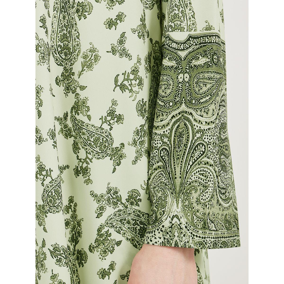 كيمونو ميدي مطبع بالكامل مع قصة عادية-women-arabicclothing-abayas-image-3