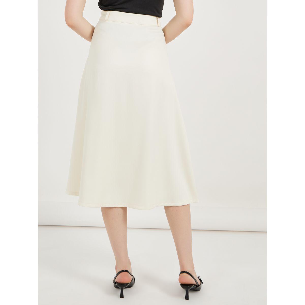 Styli Solid Pleated A-Line Midi Skirt-women-clothing-bottoms-skirts-image-4