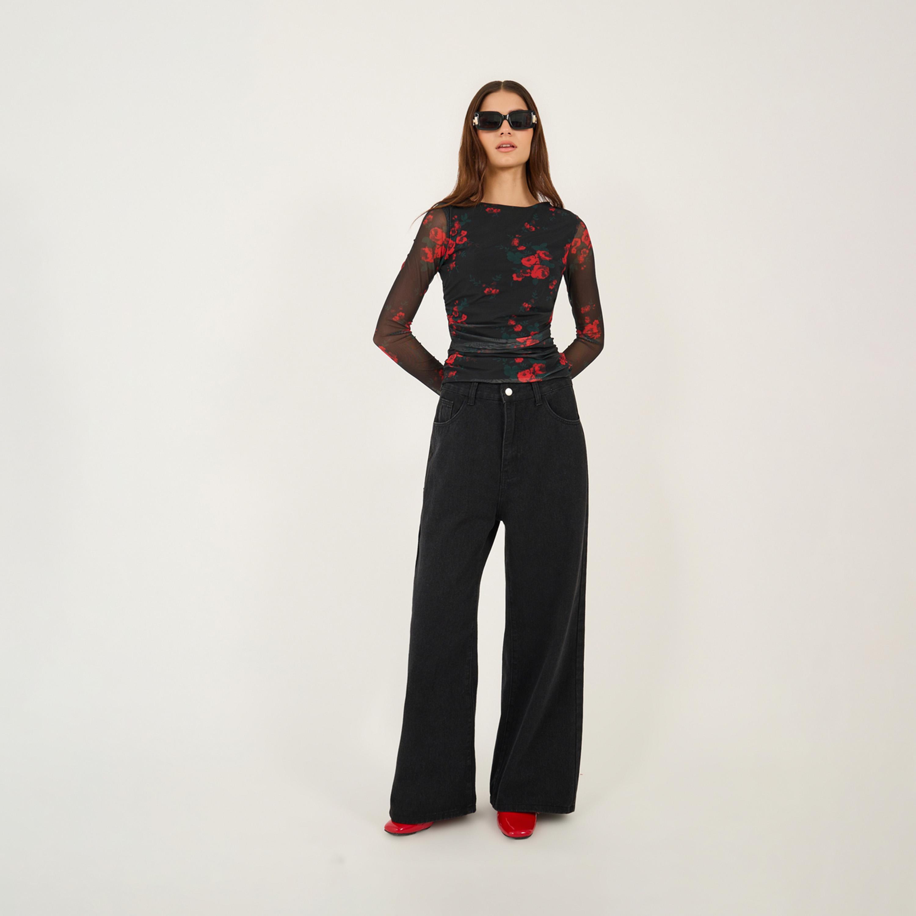 Styli Mid-Rise Wide Leg Jeans-women-clothing-bottoms-jeans-image-1