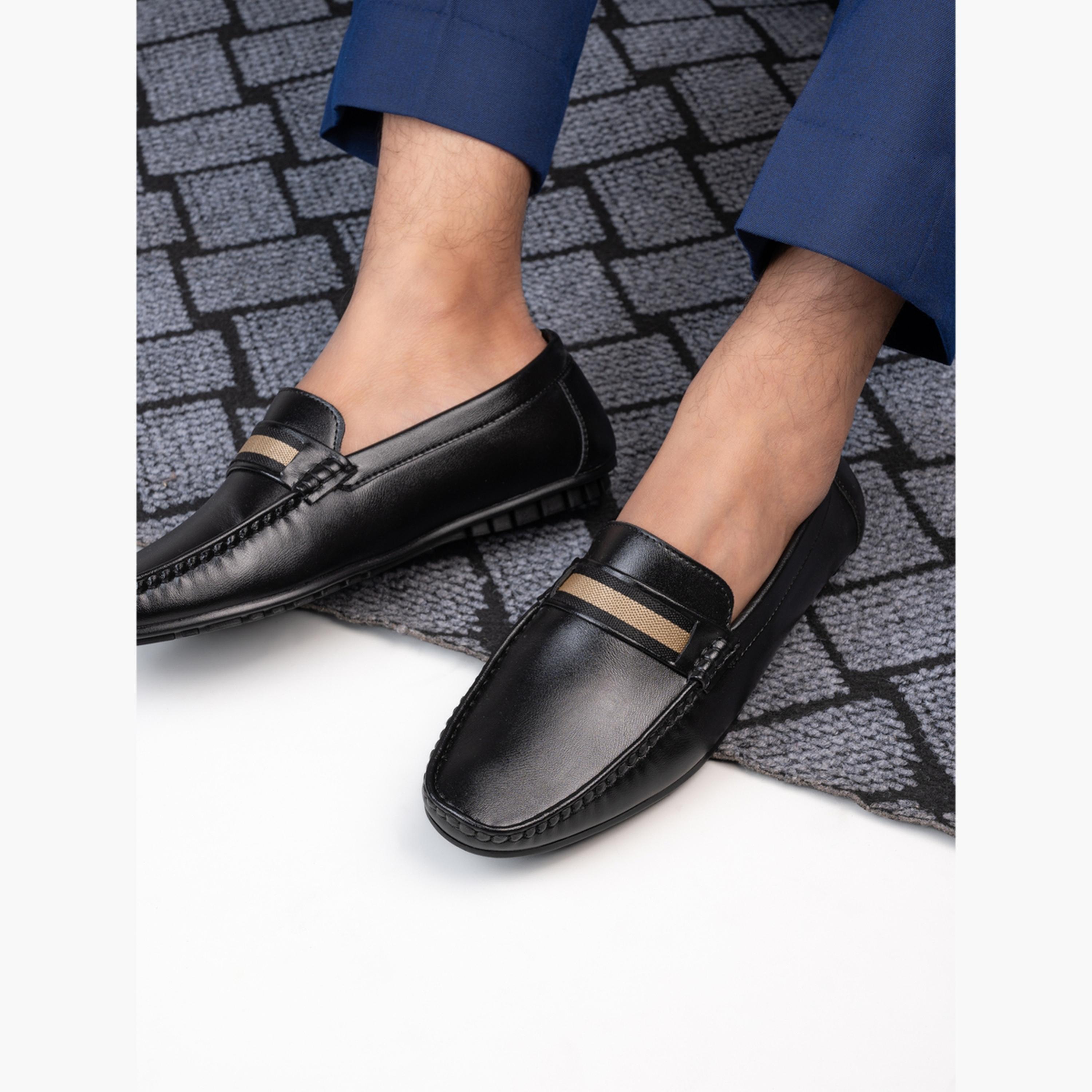 Styli Slip On Square toe Single Band Loafers-men-shoes-loafersandmoccasins-image-1