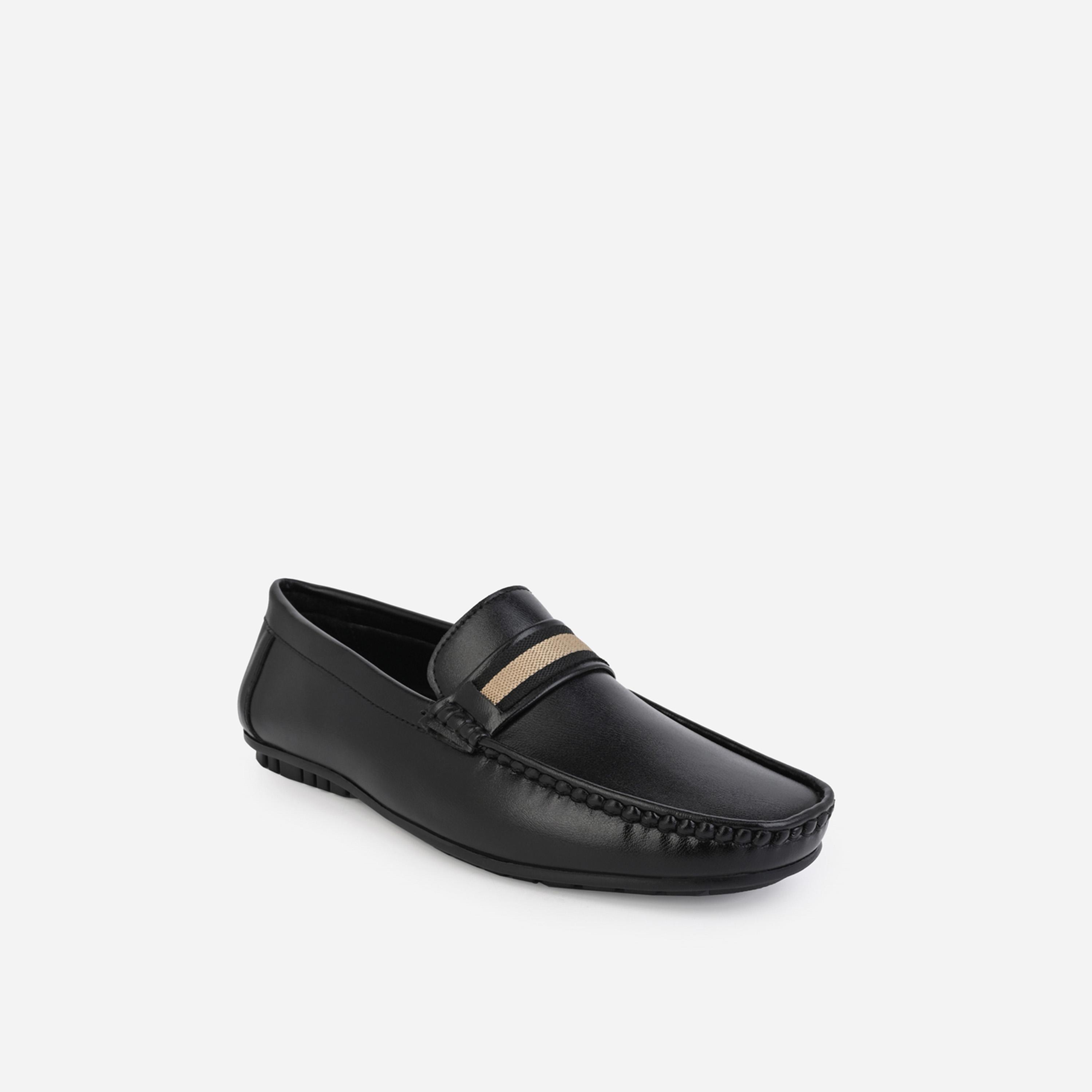 ستايلي - حذاء بدون رباط بمقدمة مربعة وشريط واحد-men-shoes-loafersandmoccasins-image-4