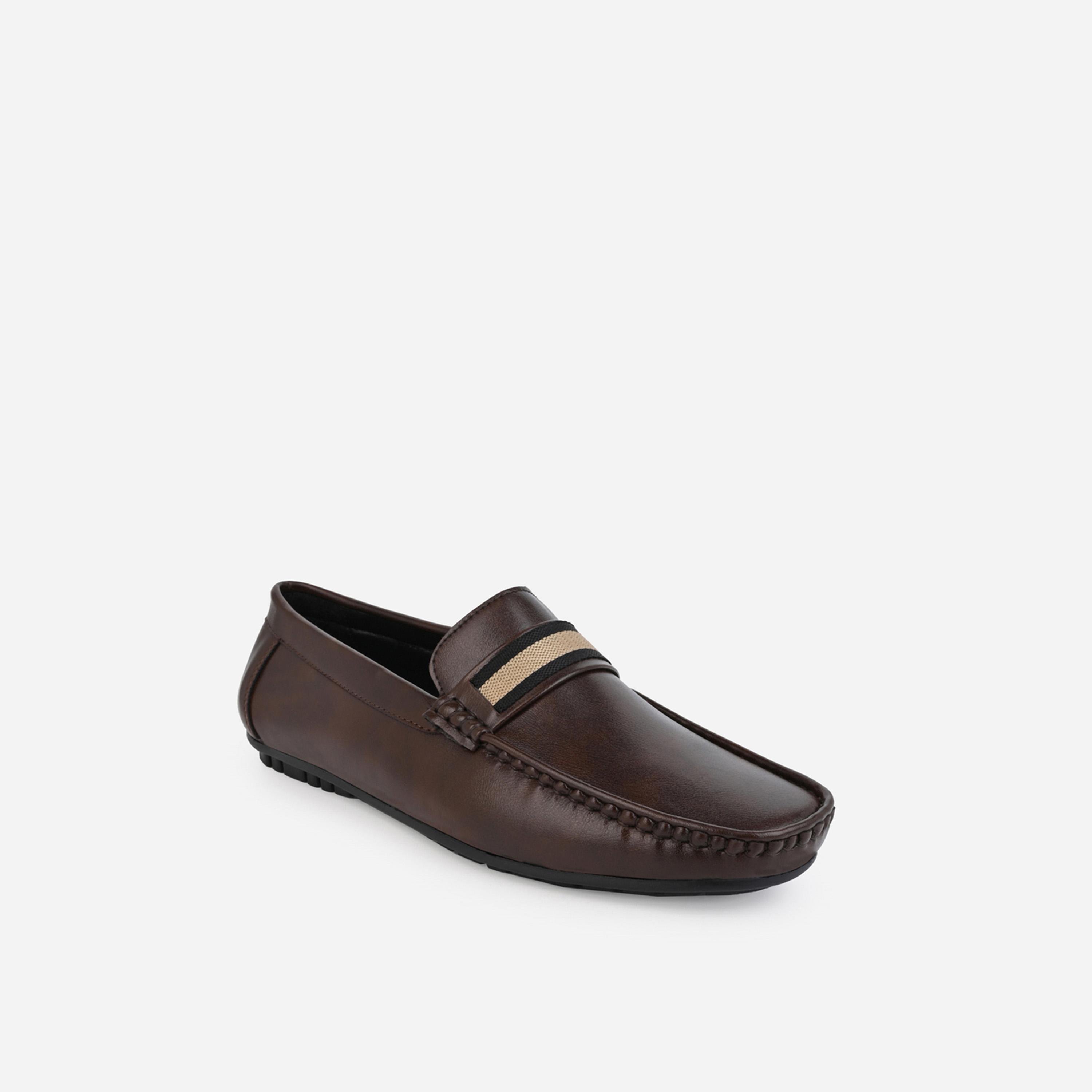 Styli Slip On Square toe Single Band Loafers-men-shoes-loafersandmoccasins-image-4