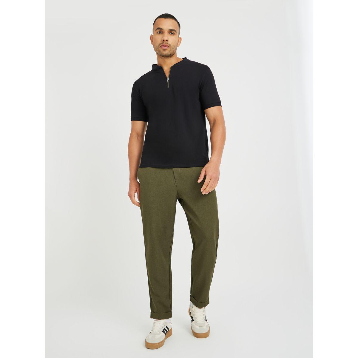 Styli Half Zipped Regular Fit Polo T-Shirt-men-clothing-tshirtsandpolos-polos-image-2