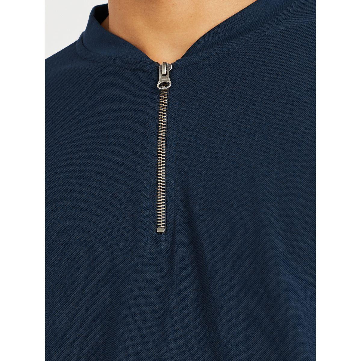 Styli Half Zipped Regular Fit Polo T-Shirt-men-clothing-tshirtsandpolos-polos-image-3