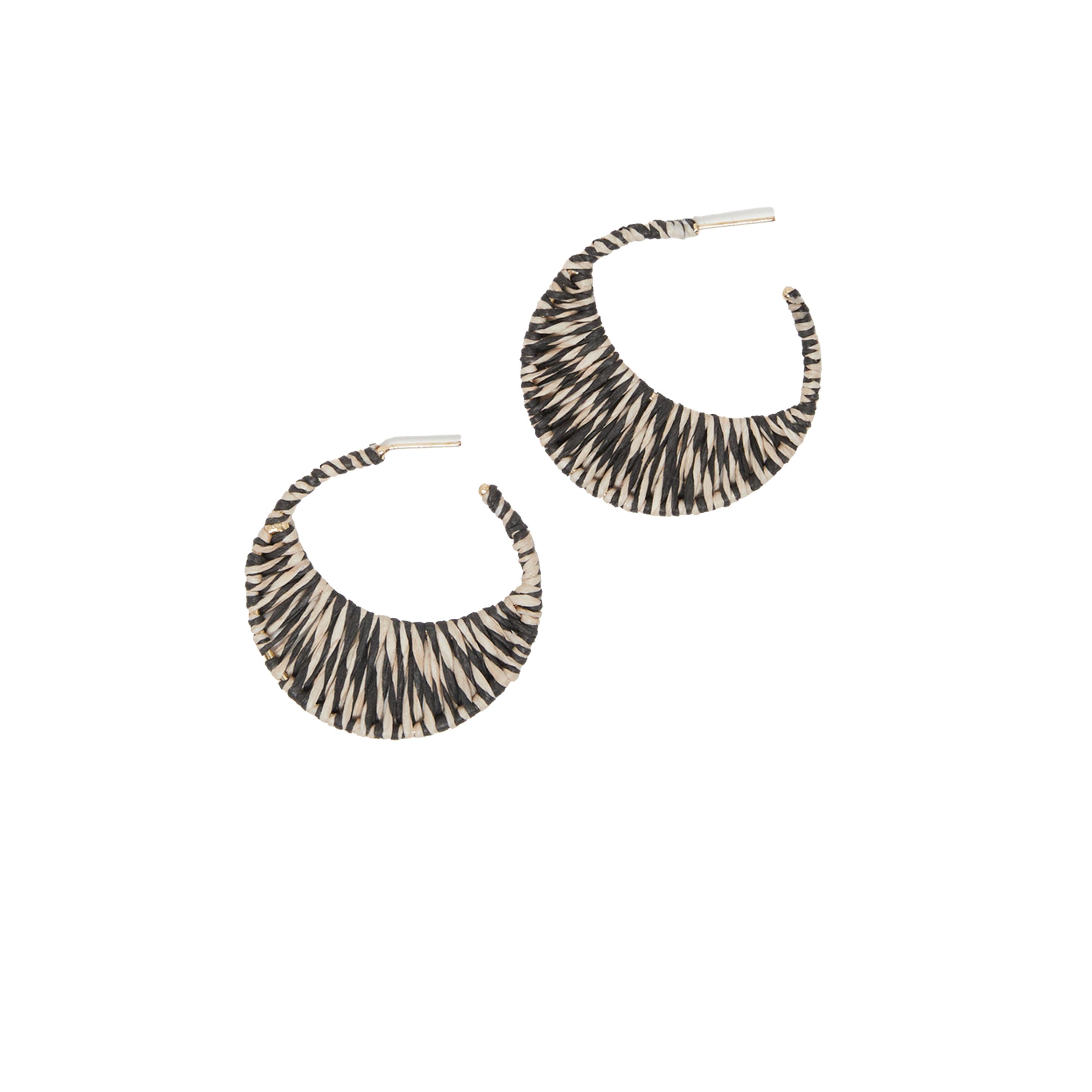 Styli Textured Hoop Earrings-women-watchesandjewellery-jewellery-earrings-image-1