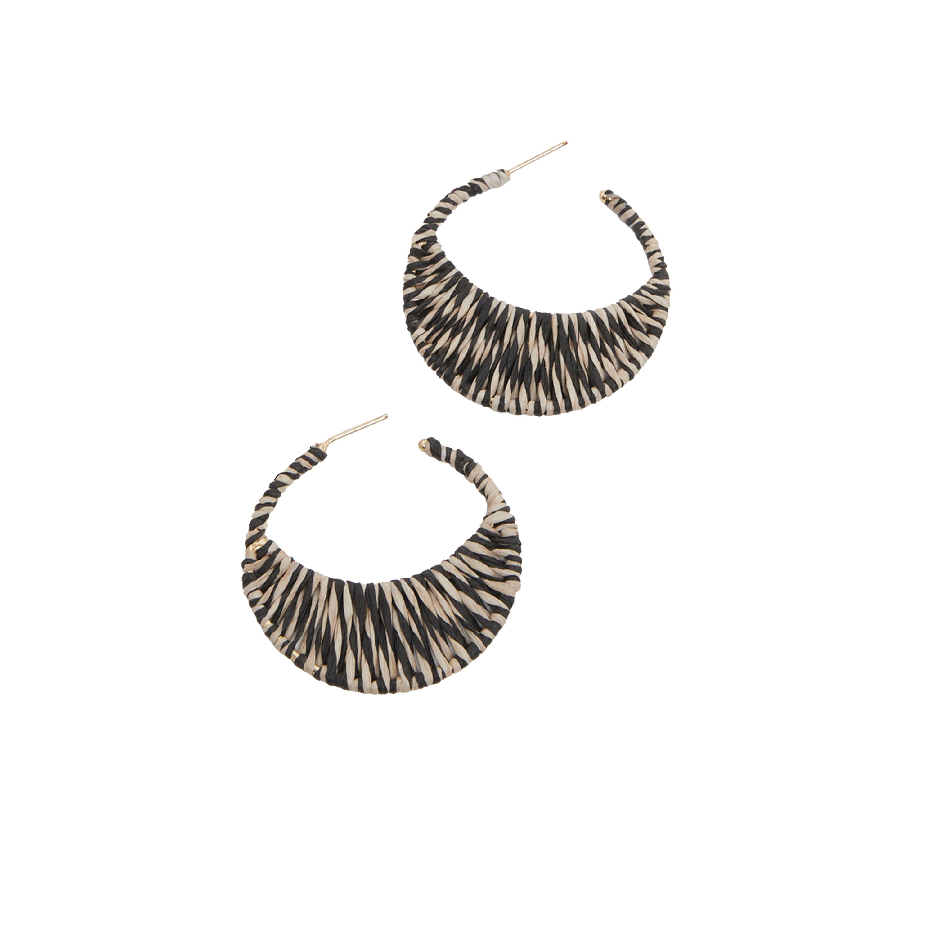 Styli Textured Hoop Earrings-women-watchesandjewellery-jewellery-earrings-image-3