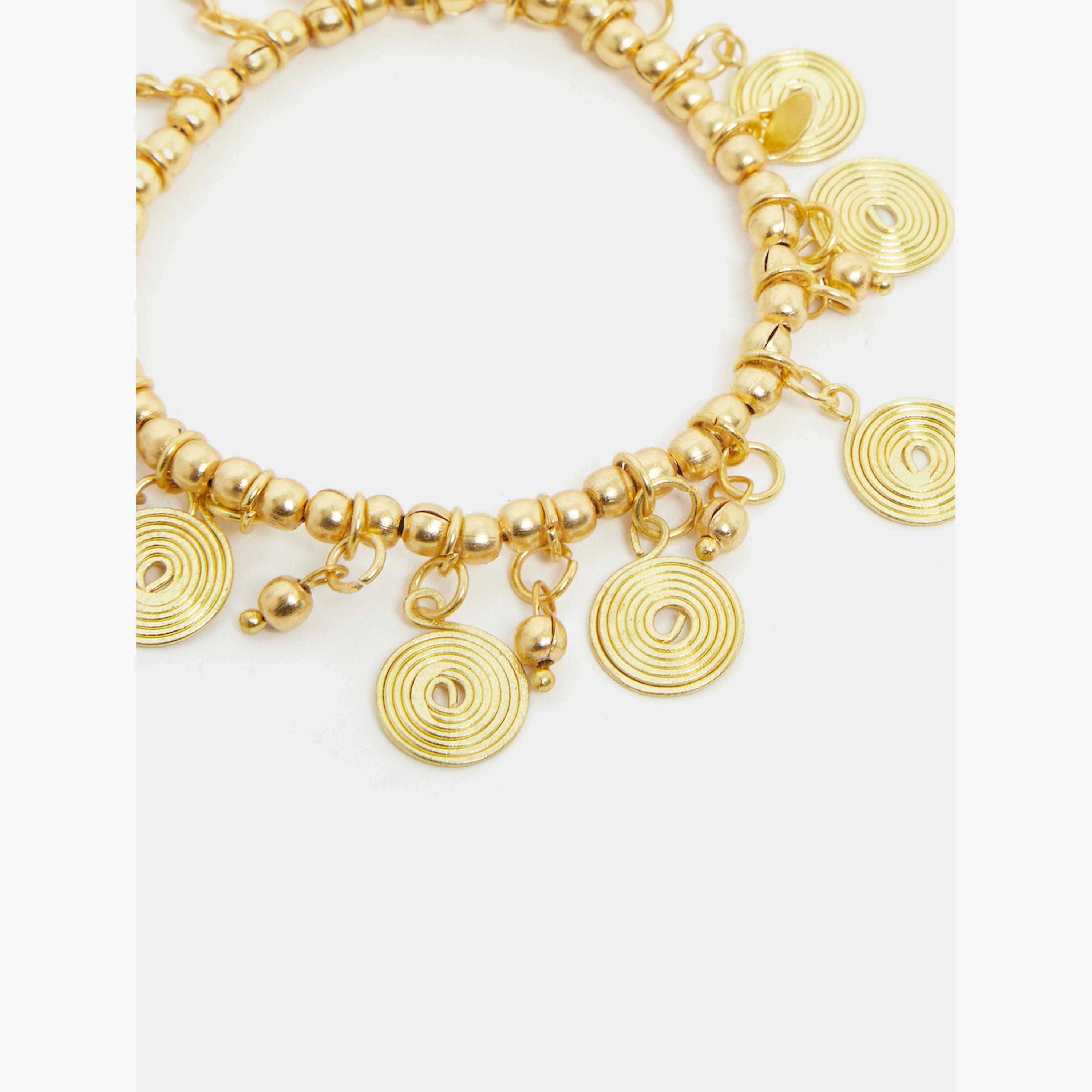 Styli Embellished Textured Bracelet-women-watchesandjewellery-jewellery-banglesandbracelets-image-4