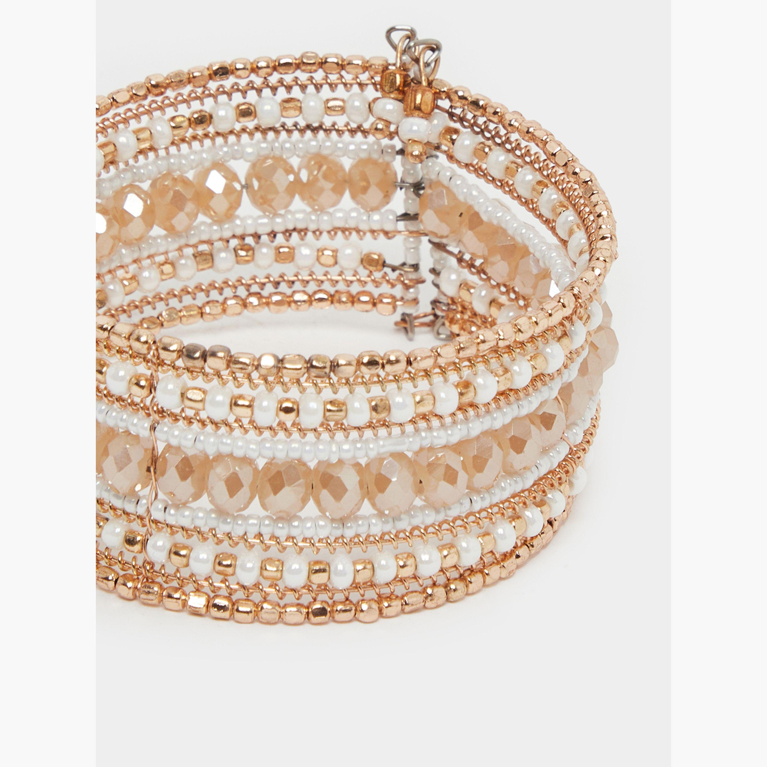 Styli Embellished Beaded Bracelet-women-watchesandjewellery-jewellery-banglesandbracelets-image-5