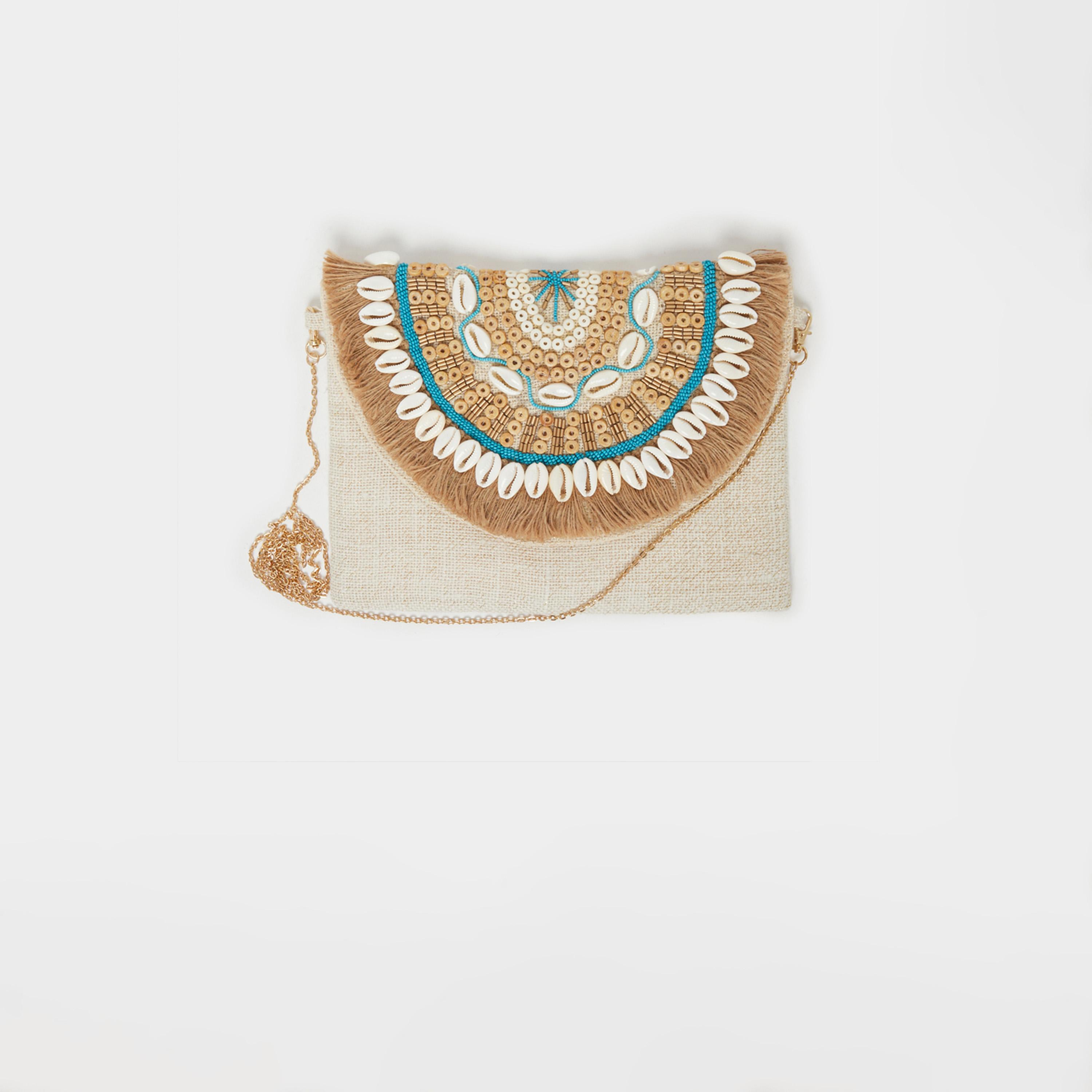 Styli Embroidered Clutch with Detachable Strap-women-bagsandwallets-handbags-image-1