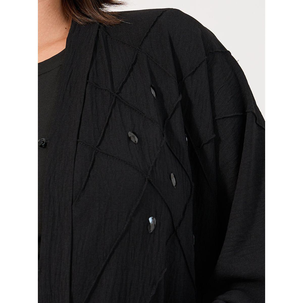 Styli Pintuck Embroidery Abaya with Stone Embellishment-women-arabicclothing-abayas-image-3