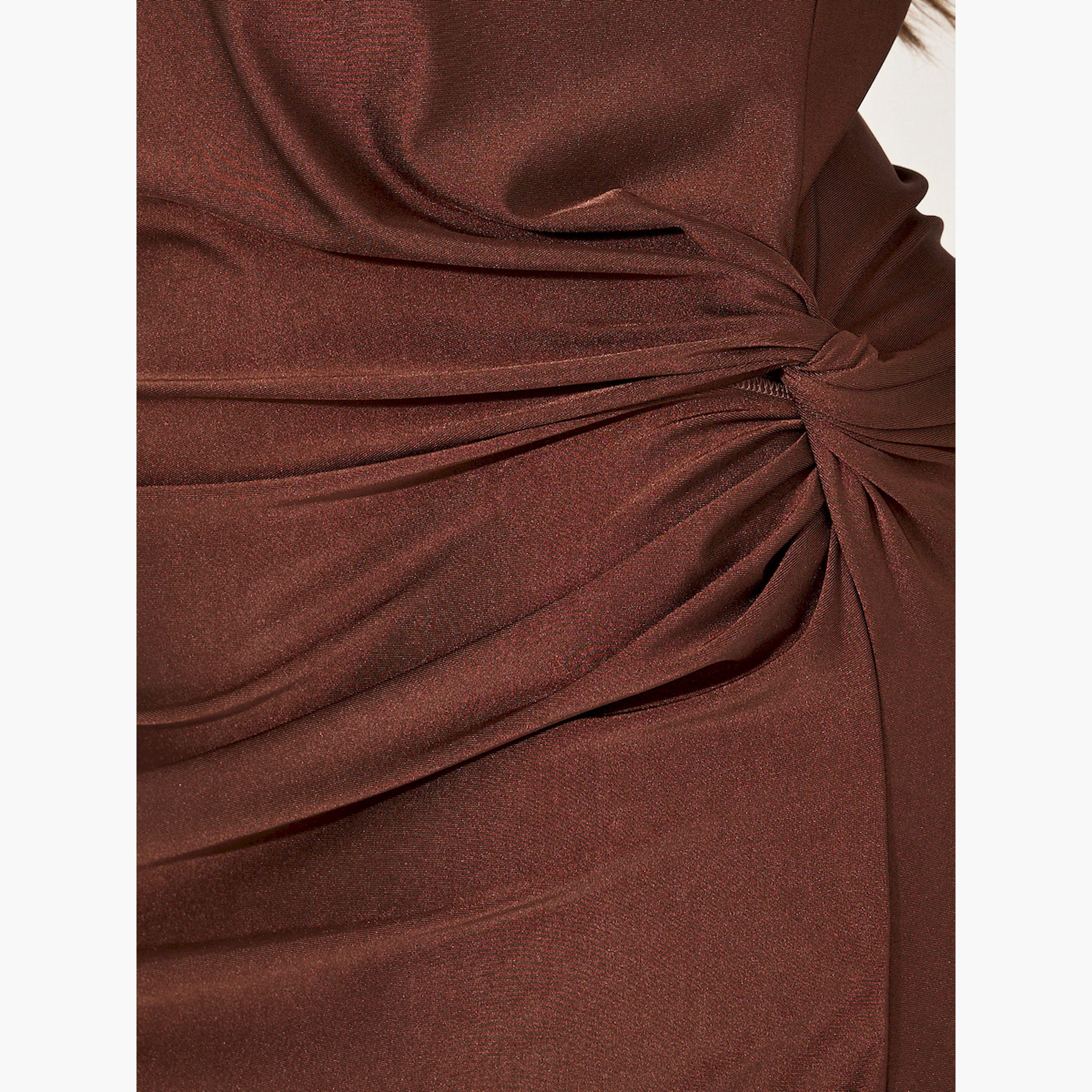 ستايلي - جلابية مقاس كبير بتفاصيل ملفوفة-women-arabicclothing-jalabiyas-image-4