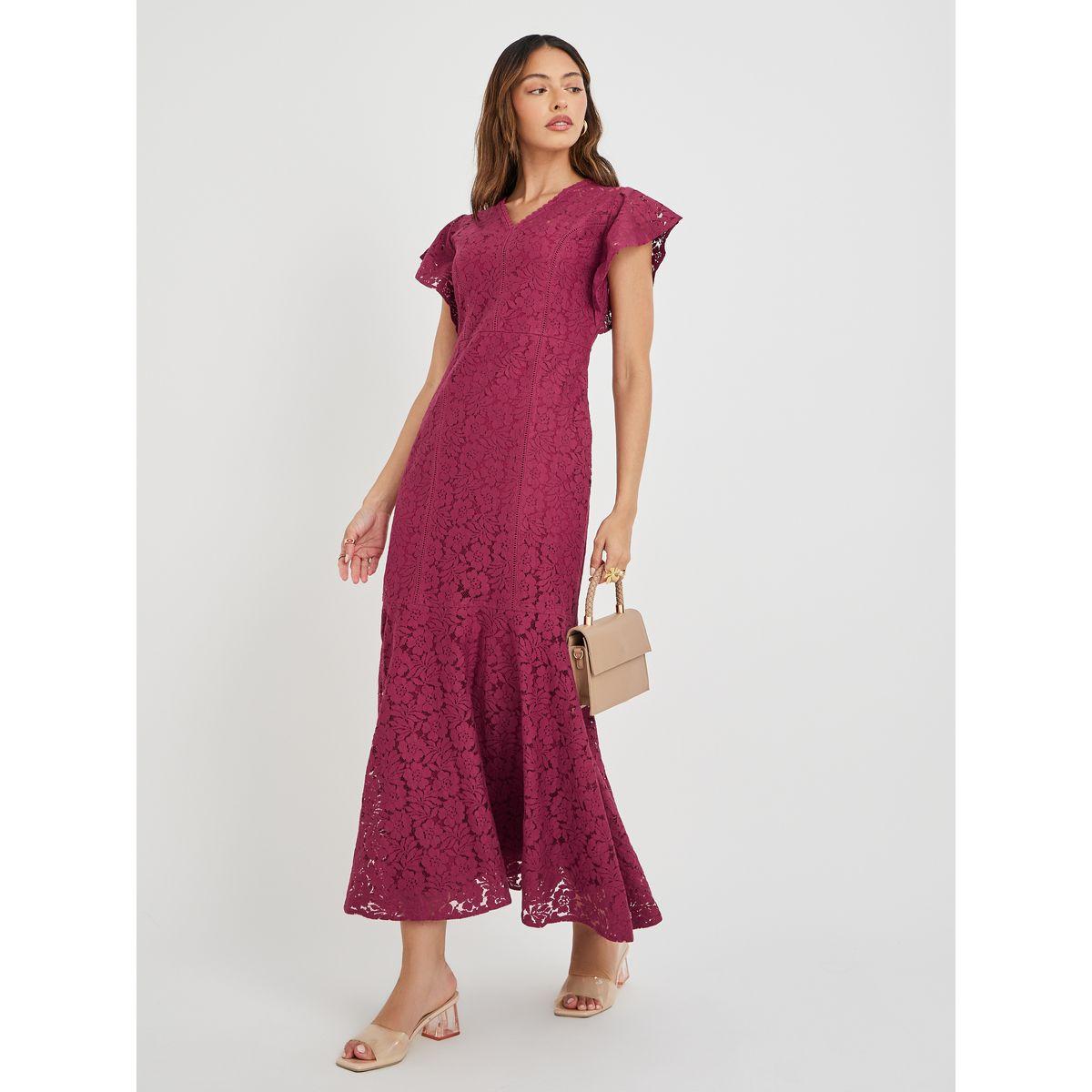 فستان طويل ميرميد بتفاصيل دانتيل-women-clothing-dresses-image-1