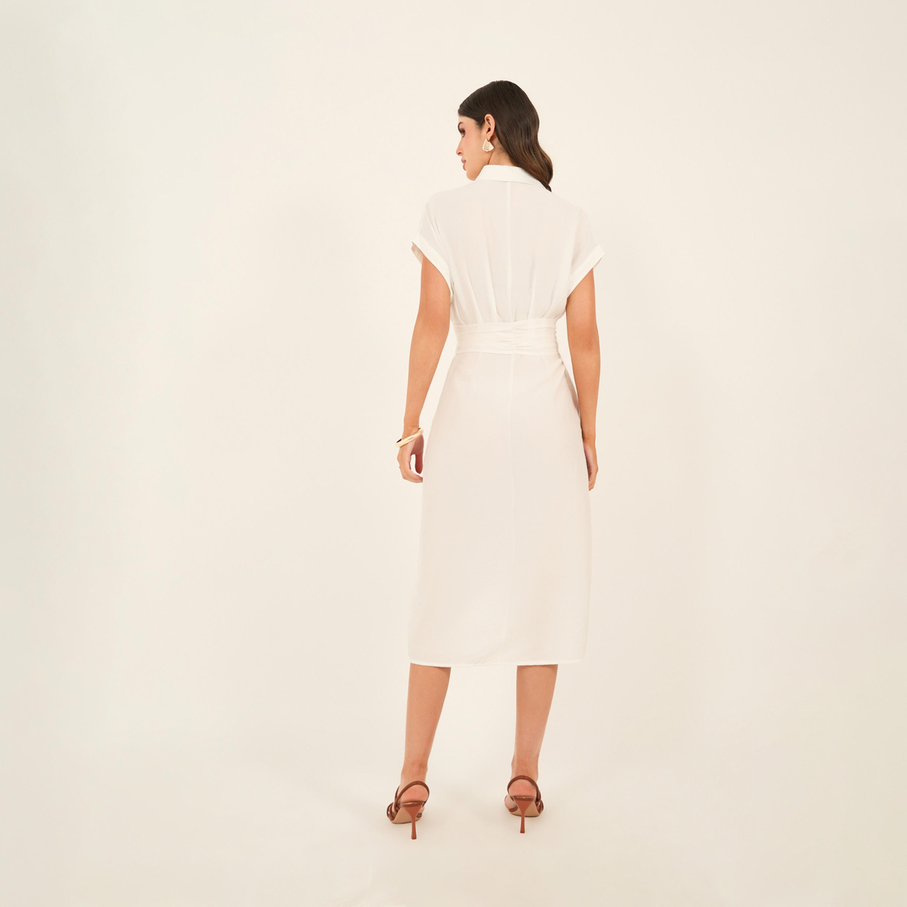 ستايلي - فستان متوسط الطول بنمط قميص وأزرار-women-clothing-dresses-image-5