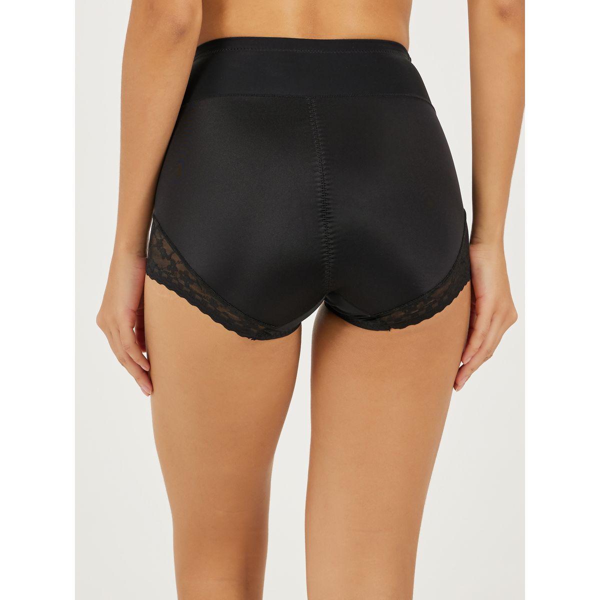سروال داخلي لشد الجسم مزين بزهور دانتيل-women-clothing-lingerie-shapewear-image-4