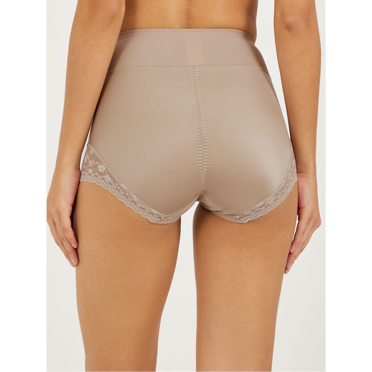 سروال داخلي لشد الجسم مزين بزهور دانتيل-women-clothing-lingerie-shapewear-image-3