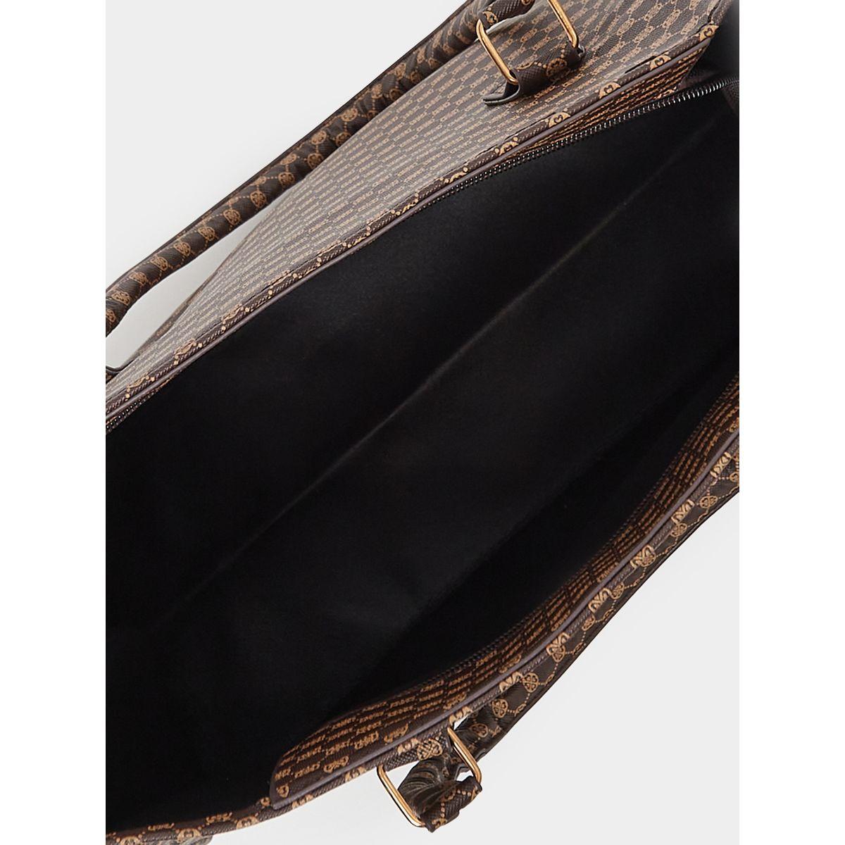 شنطة بطبعة مونوغرام وتداخل لون مغاير-women-bagsandwallets-handbags-image-6