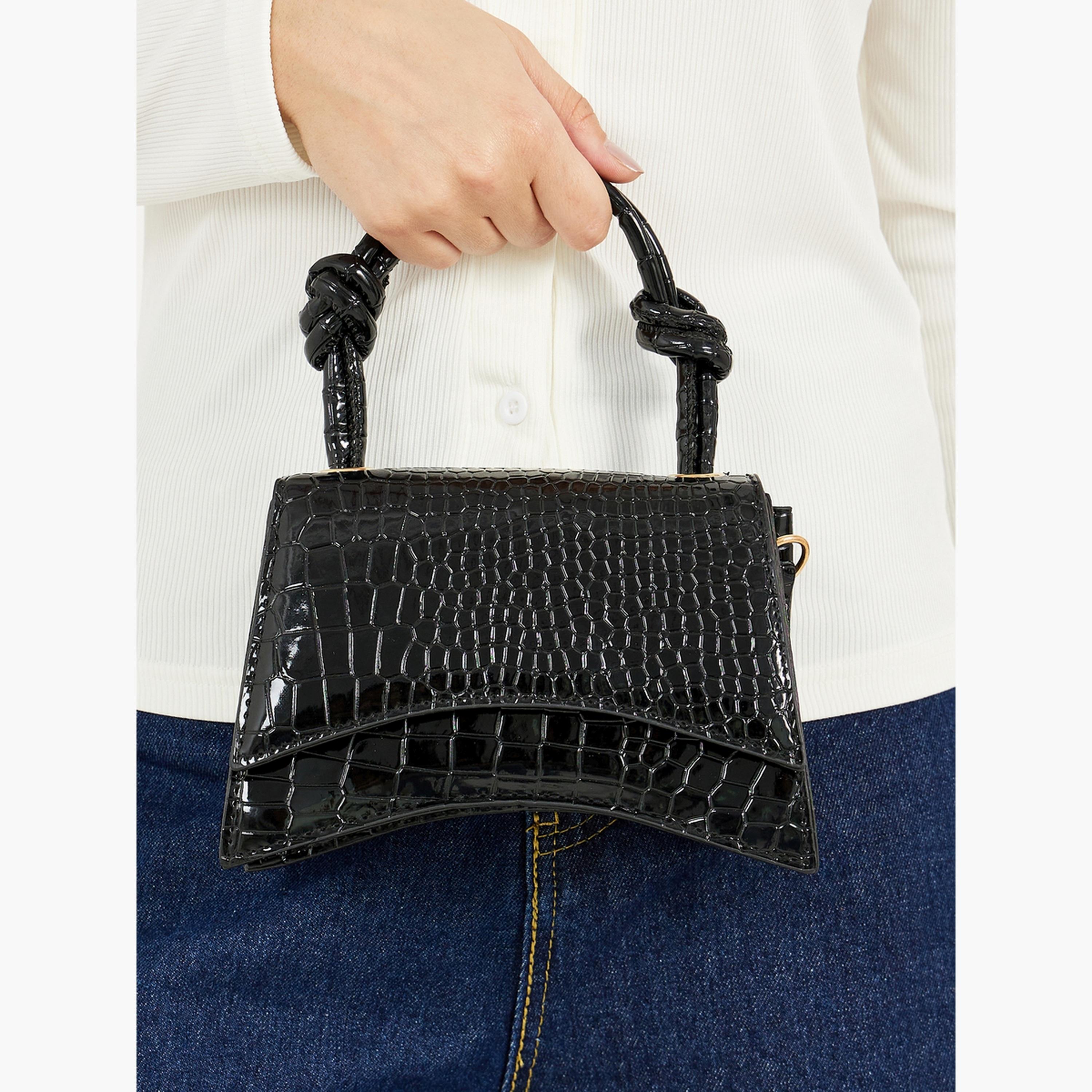 ستايلي - حقيبة يد غير متماثلة بتصميم عقدة-women-bagsandwallets-handbags-image-3