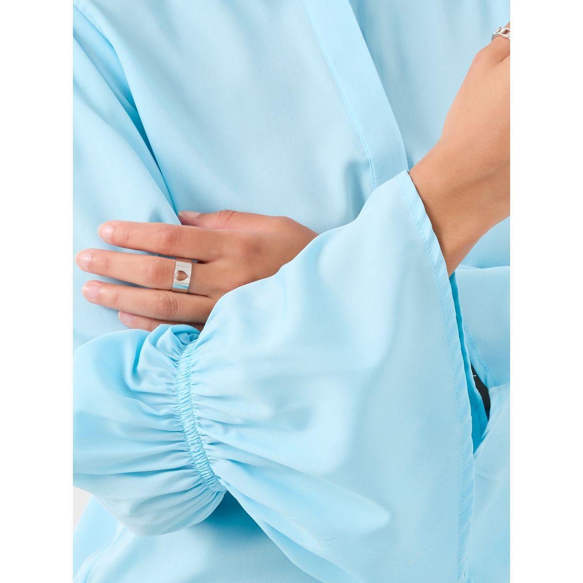بلوزة سادة بقصة عادية وأكمام طويلة-women-clothing-shirtsandblouses-shirts-image-3