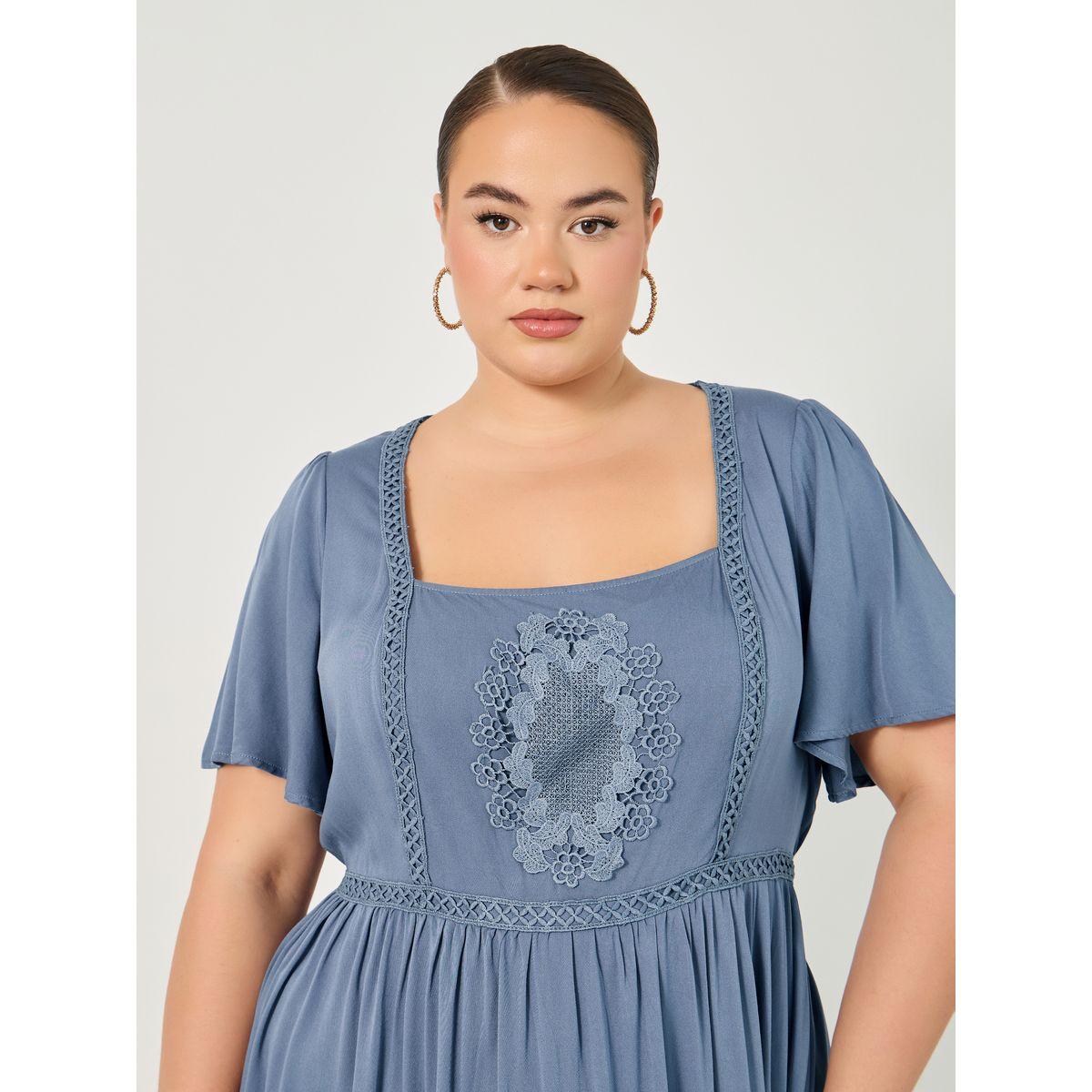 Styli Plus Size Embroidered Square Neck A-Line Maxi Dress-women-clothing-dresses-image-4