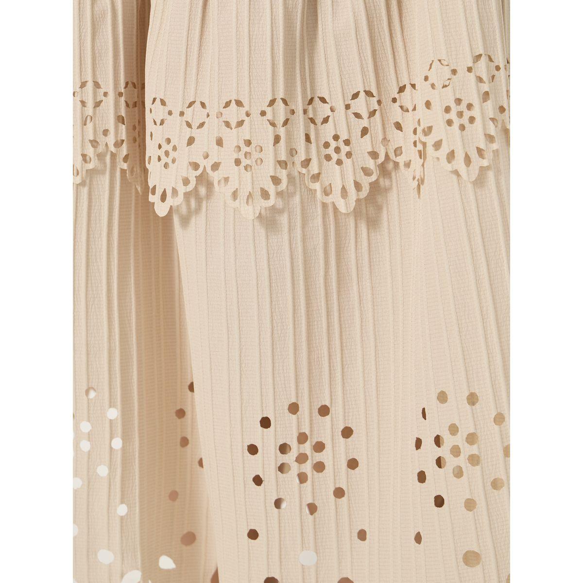 فستان طويل بمقاس كبير مزين بكسرات مع ربطة خصر-women-clothing-dresses-image-5