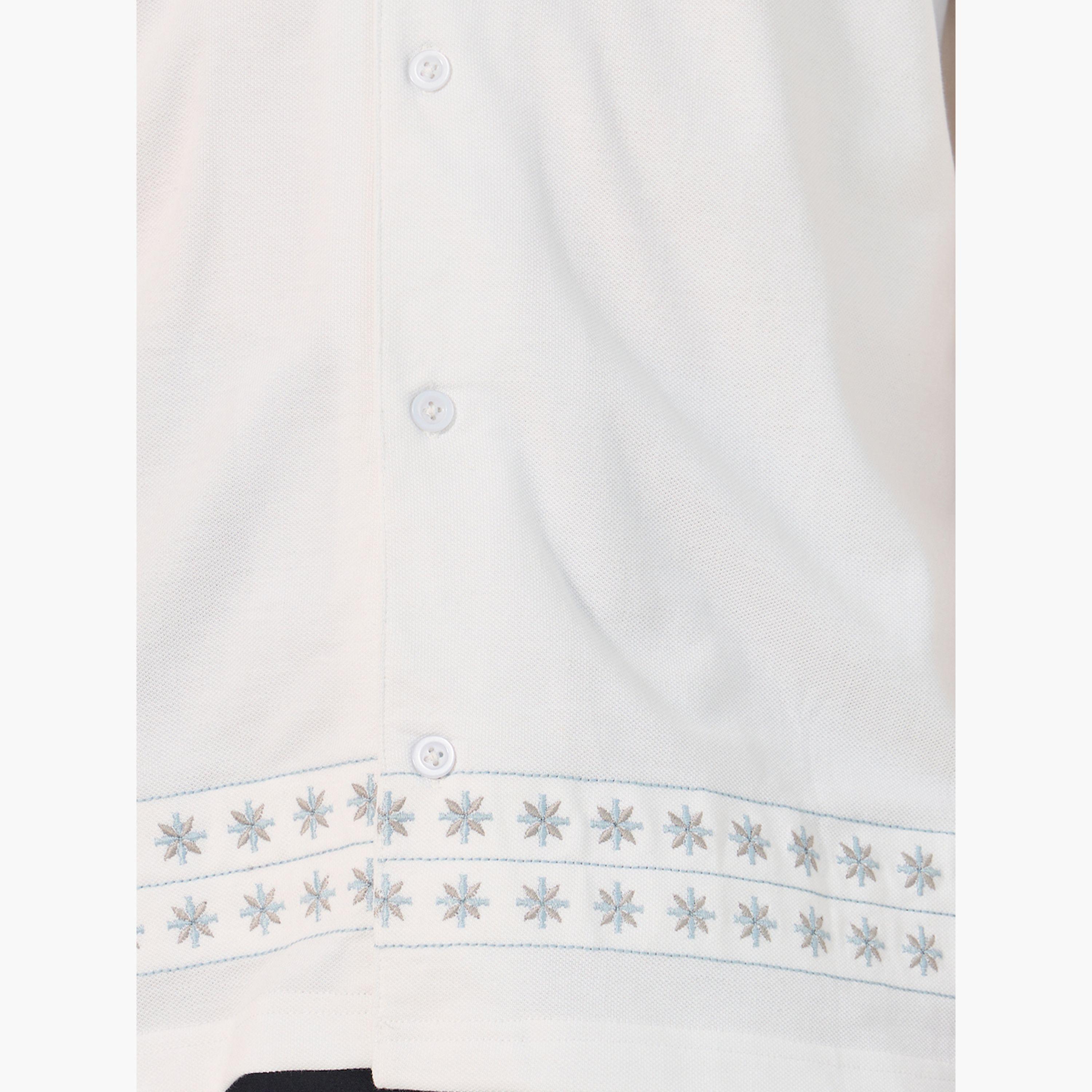 ستايلي -  قميص مريح ياقة مريحة وملمس منسوج-men-clothing-shirts-image-3