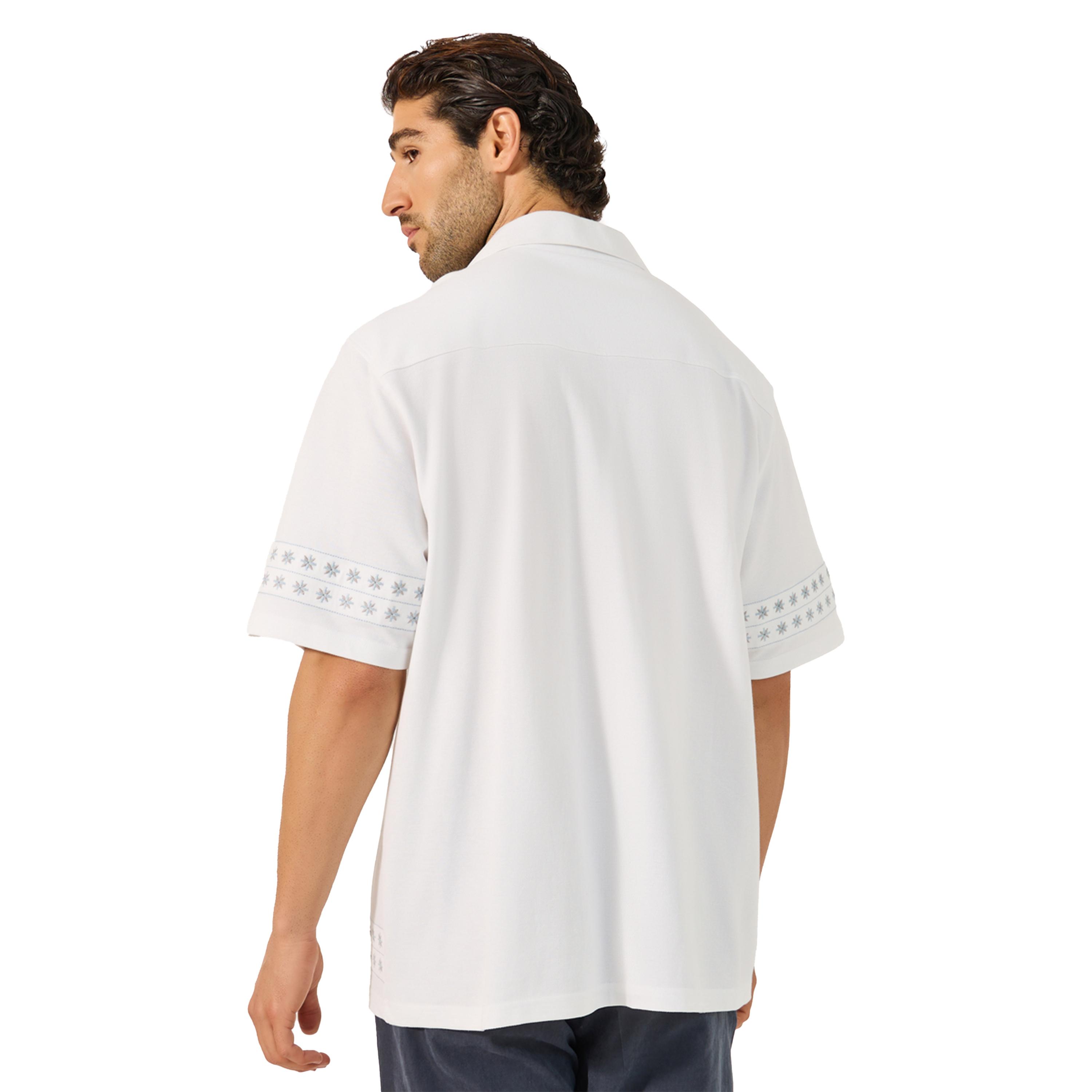 ستايلي -  قميص مريح ياقة مريحة وملمس منسوج-men-clothing-shirts-image-4