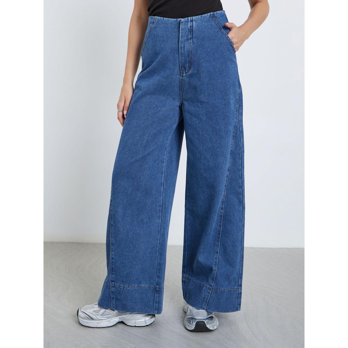 Styli High Rise Wide Leg Jeans-women-clothing-bottoms-jeans-image-2