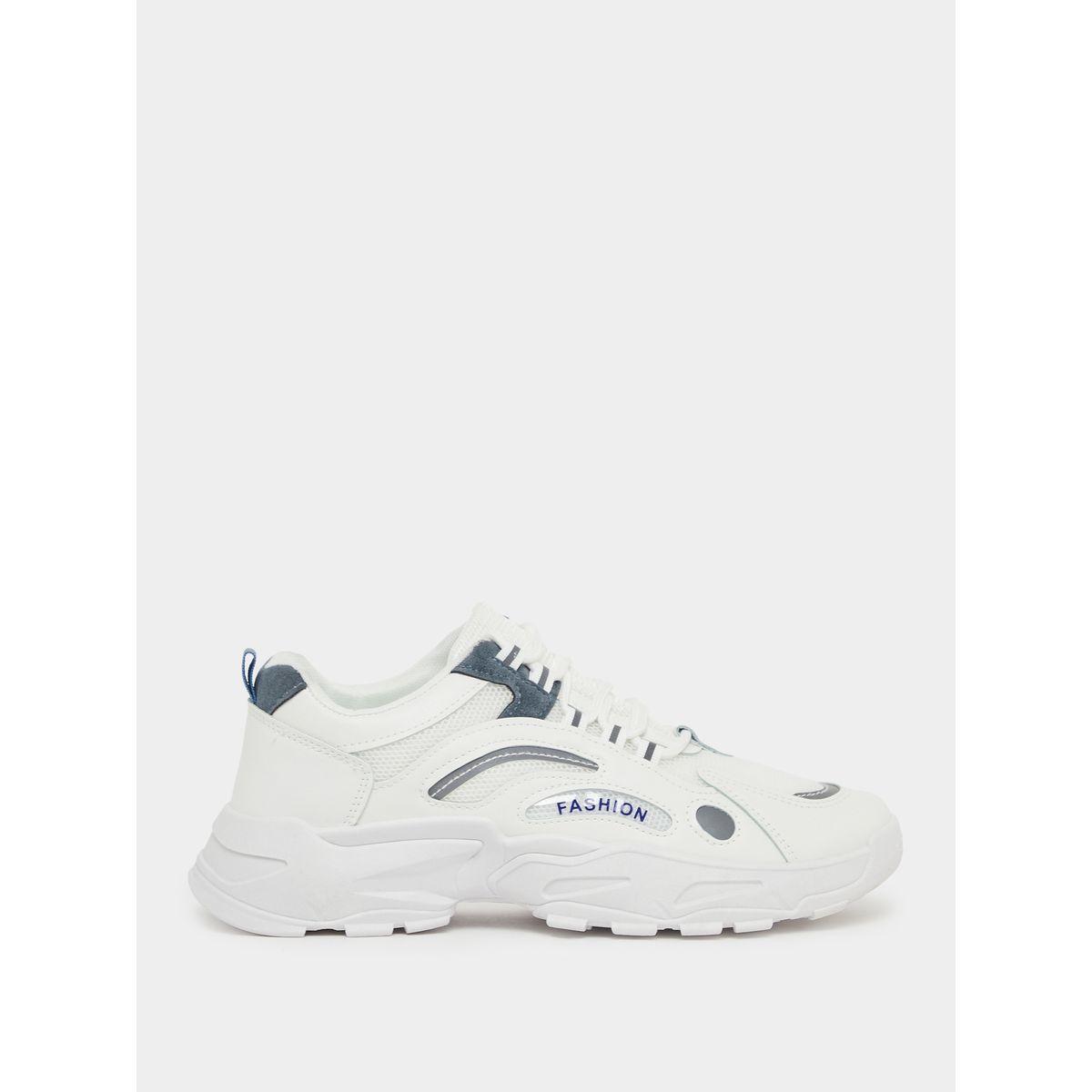 Styli Textured Lace Up Chunky Sole Sneakers-men-shoes-sneakers-image-1