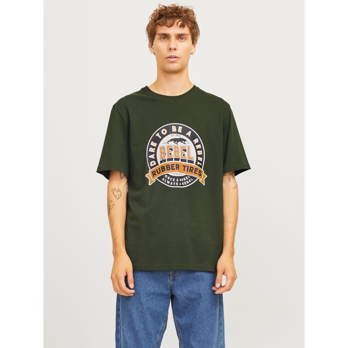 تيشيرت بقصة مريحة وياقة دائرية-men-clothing-tshirtsandpolos-tshirts-image-2