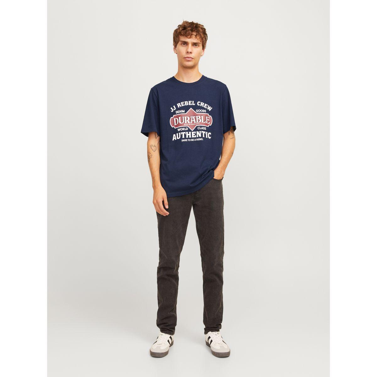 REBEL Printed Crew Neck Relaxed Fit T-Shirt-men-clothing-tshirtsandpolos-tshirts-image-2