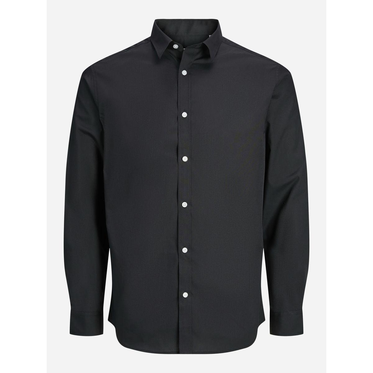 قميص سادة بأكمام طويلة وأزرار غلق-men-clothing-shirts-image-1