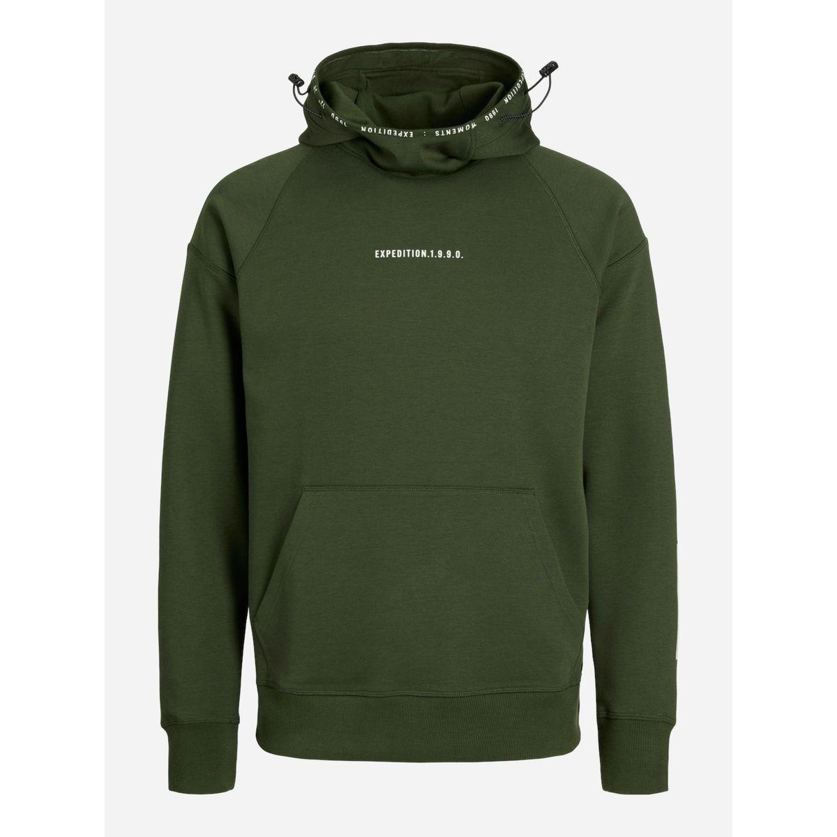 هودي بطبعة كتابة صغيرة مع أربطة-men-winterwear-hoodiesandsweatshirts-image-1