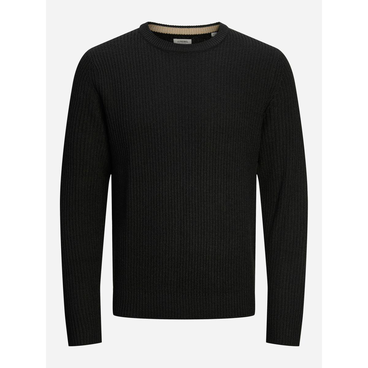 REBEL Textured Knit Crew Neck Sweater-men-clothing-sweatersandpullovers-image-7