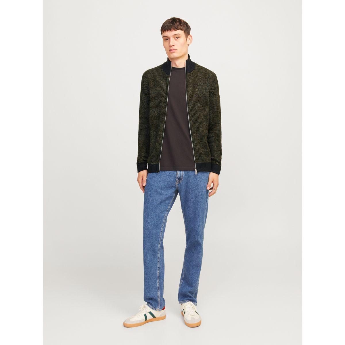 REBEL High Neck Full Zip Knitted Cardigan-men-clothing-sweatersandpullovers-image-2