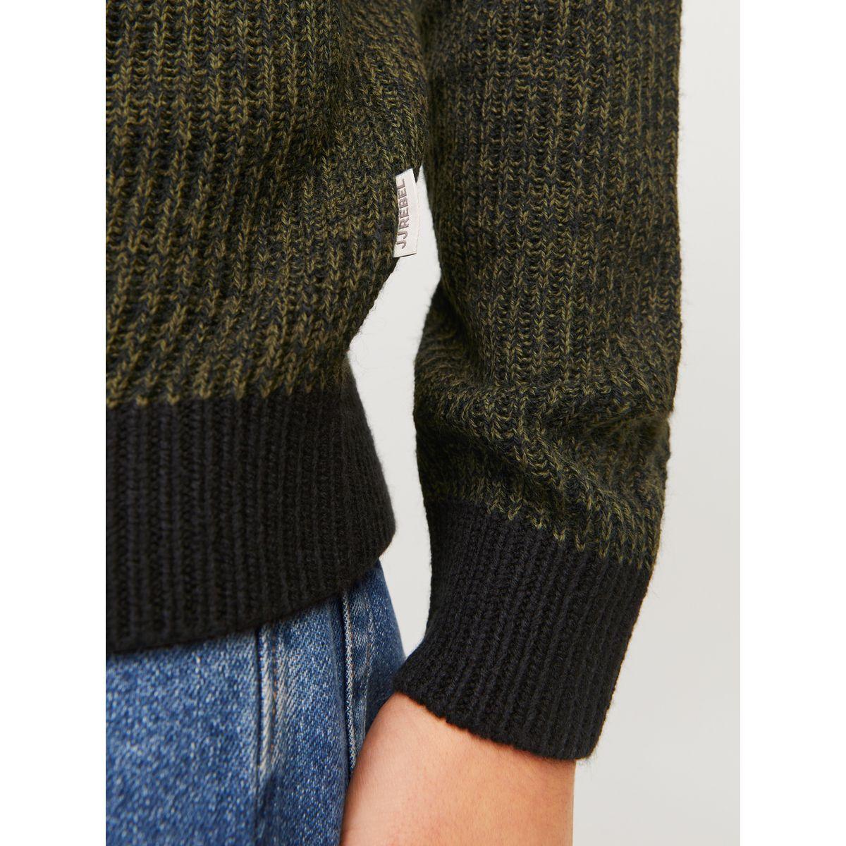 كارديجان محبوك بياقة عالية وسحَّاب غلق-men-clothing-sweatersandpullovers-image-6