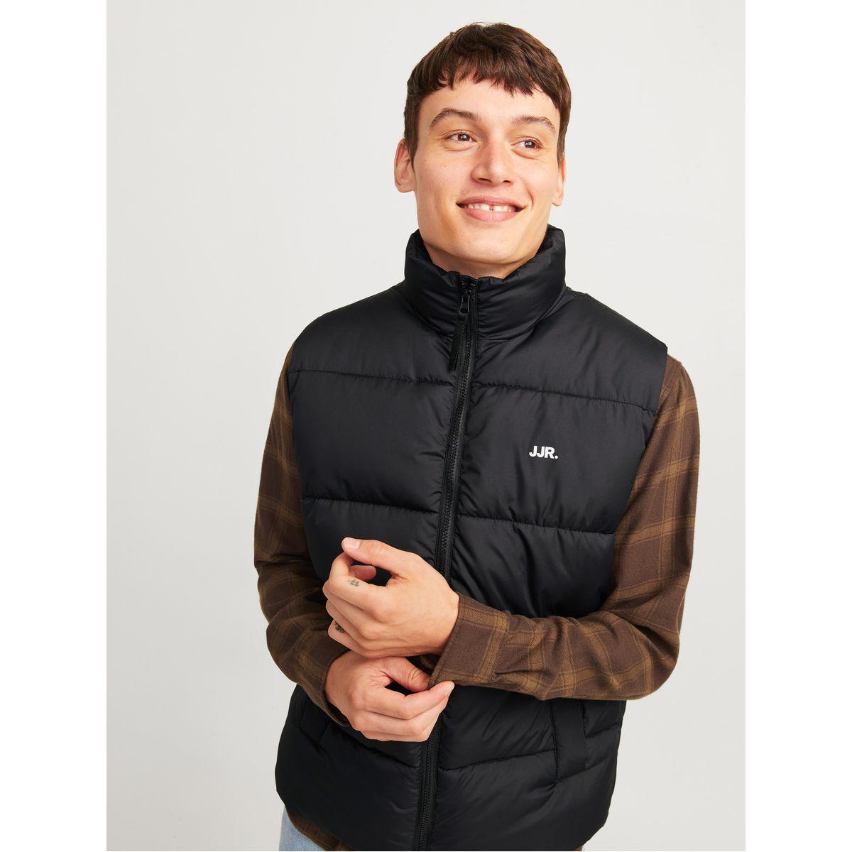 REBEL High Neck Full Zip Padded Vest-men-clothing-jacketsandblazers-jackets-image-1