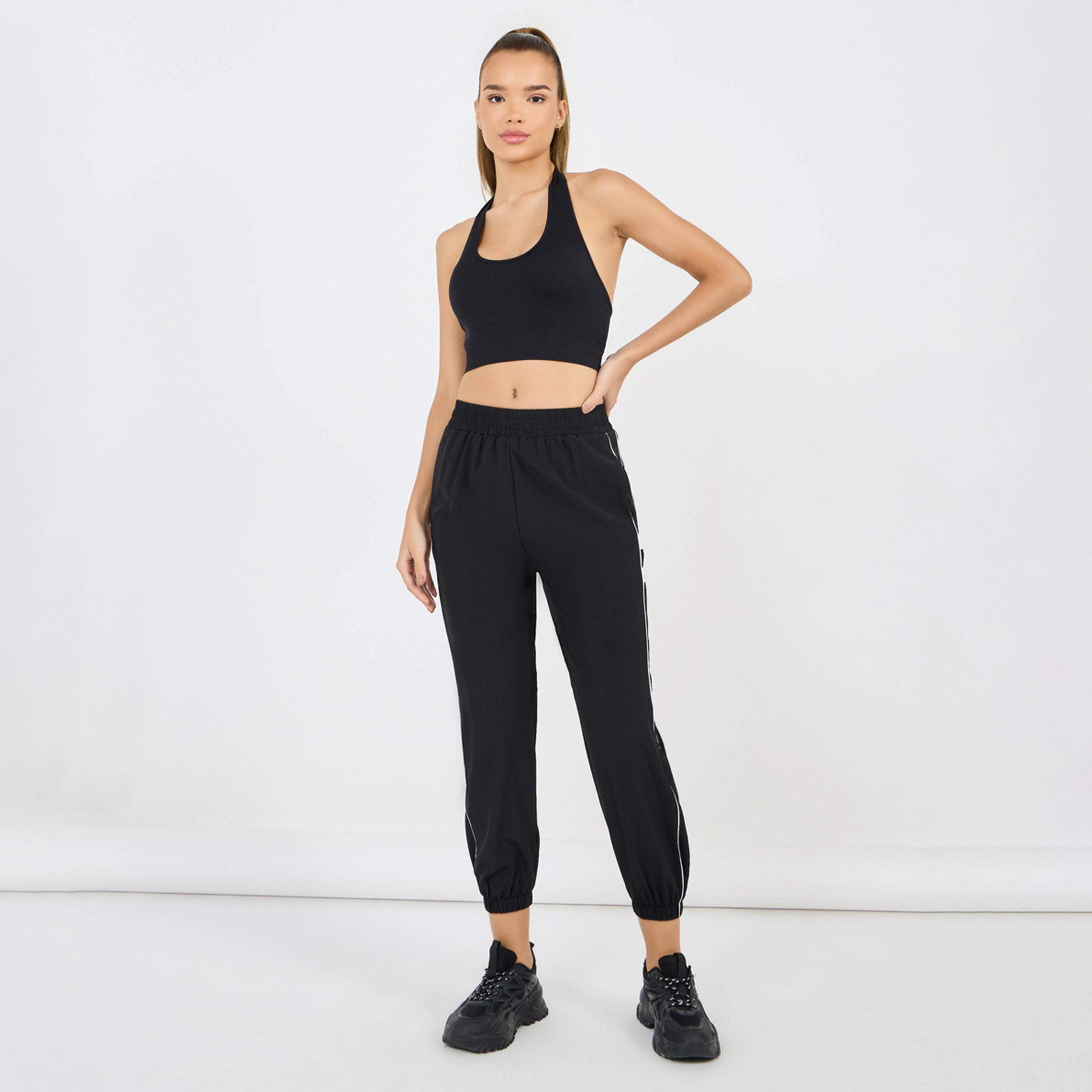 ستايلي - ليقنز فيزون بخصر مطاطي-women-clothing-sportswearandactivewear-bottoms-image-1