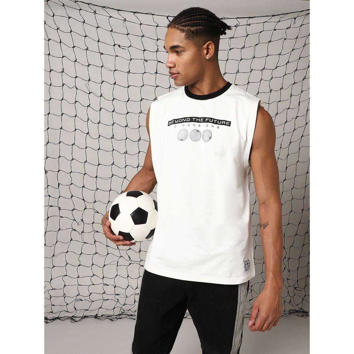 تيشيرت فضفاض بطبعة جرافيك وياقة دائرية هابر هولم × ستايلي-men-clothing-tshirtsandpolos-tshirts-image-1