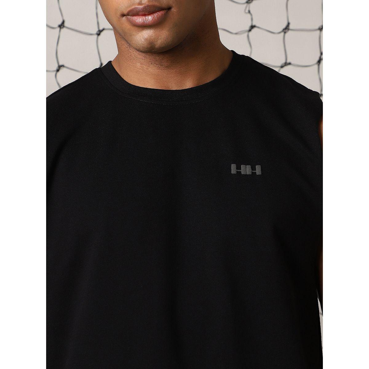 Hubberholme X Styli  Round Neck Cotton Oversized Sleeveless T-Shirt-men-clothing-tshirtsandpolos-tshirts-image-2