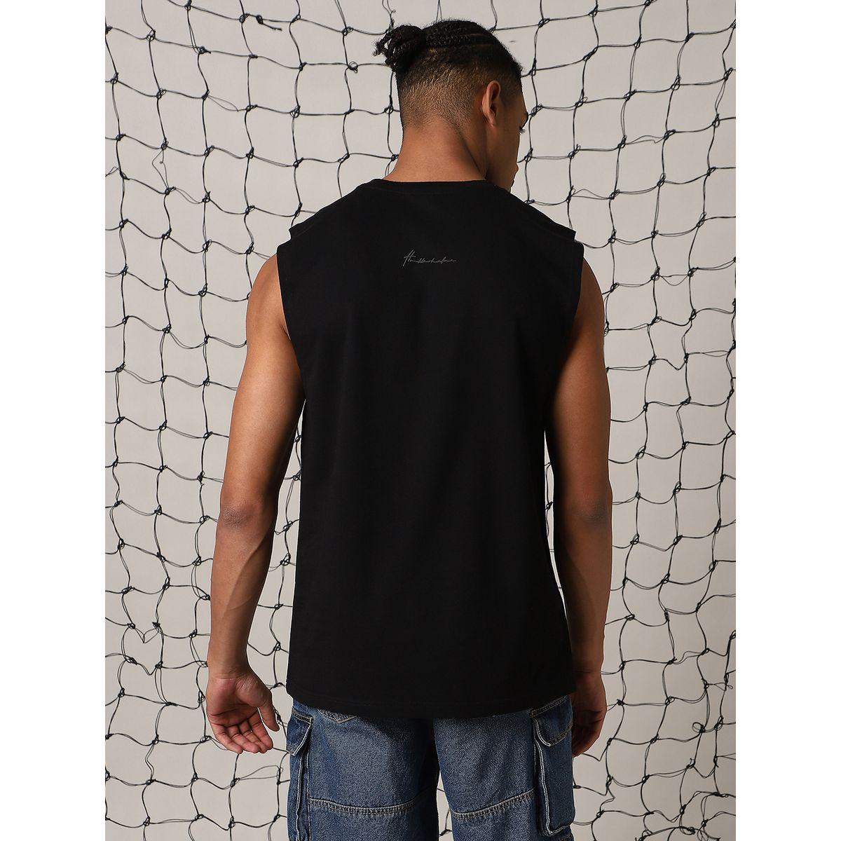 تيشيرت كت بقصة فضفاضة وياقة دائرية هابر هولم × ستايلي-men-clothing-tshirtsandpolos-tshirts-image-3