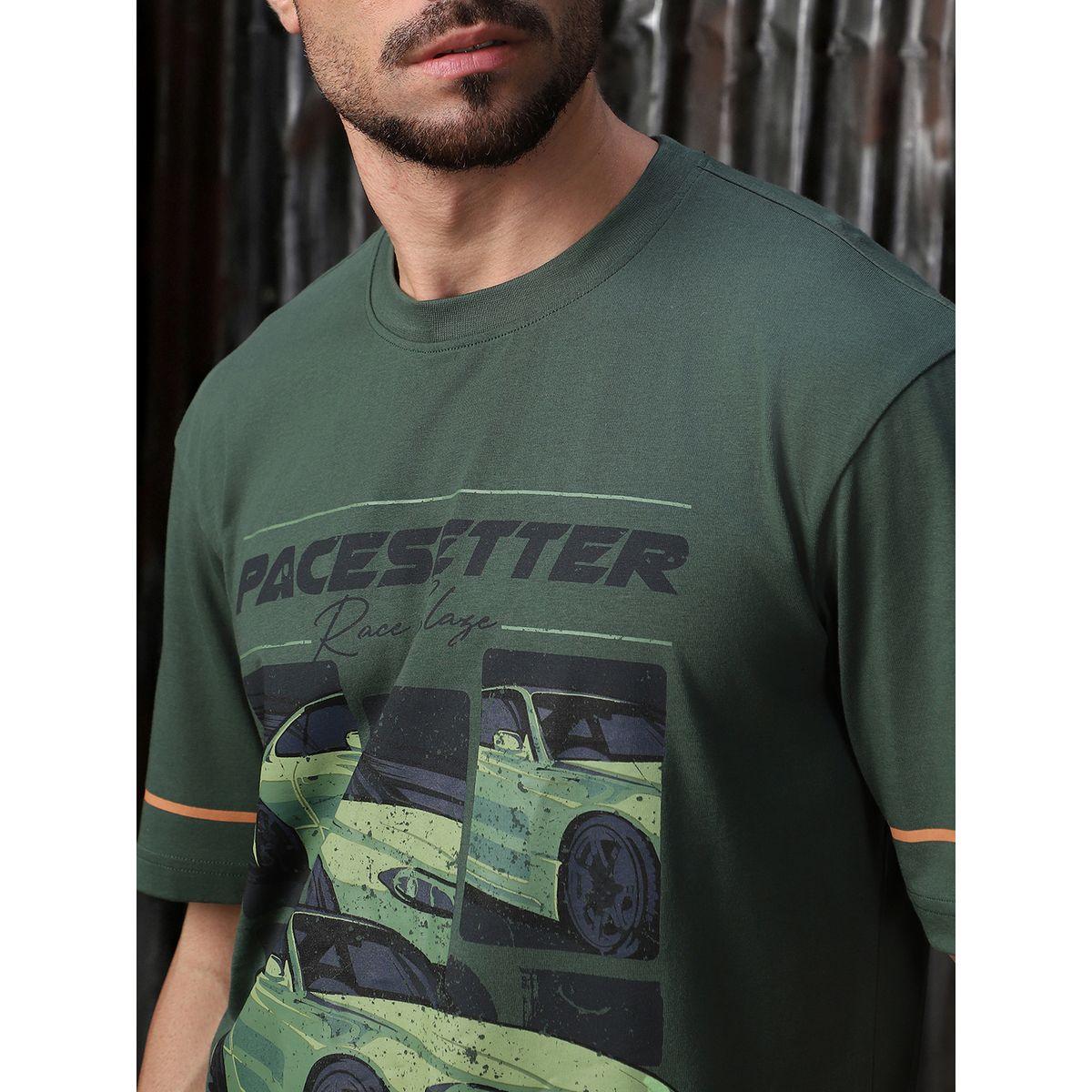 تيشيرت بقصة مريحة وطبعة جرافيك هاي ستار × ستايلي-men-clothing-tshirtsandpolos-tshirts-image-2