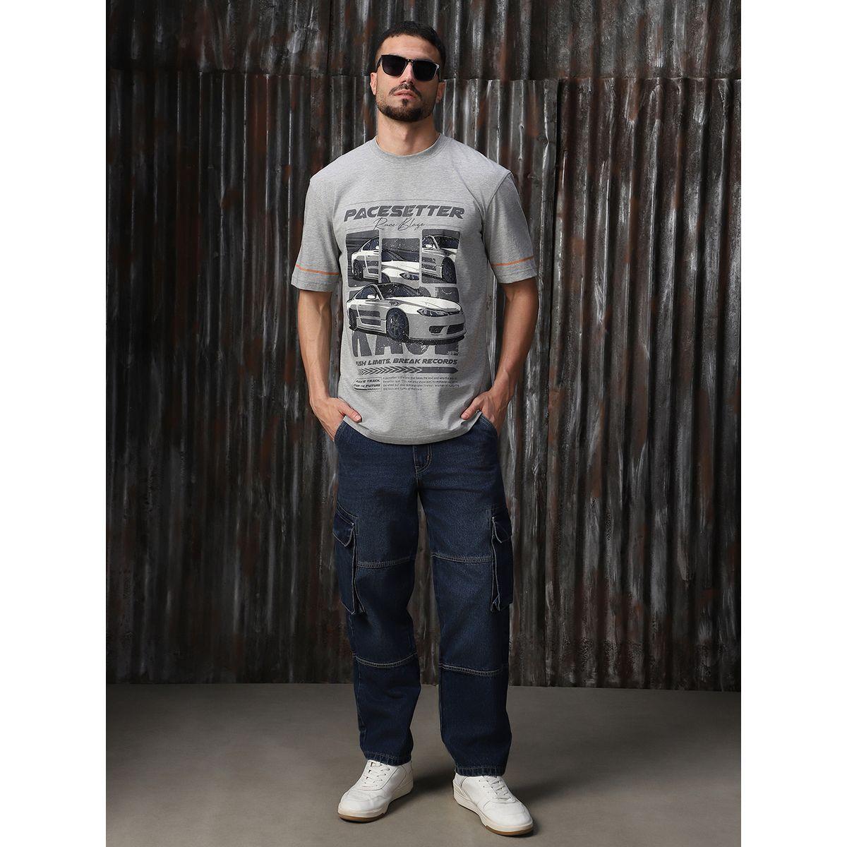 تيشيرت بقصة مريحة وطبعة جرافيك هاي ستار × ستايلي-men-clothing-tshirtsandpolos-tshirts-image-4