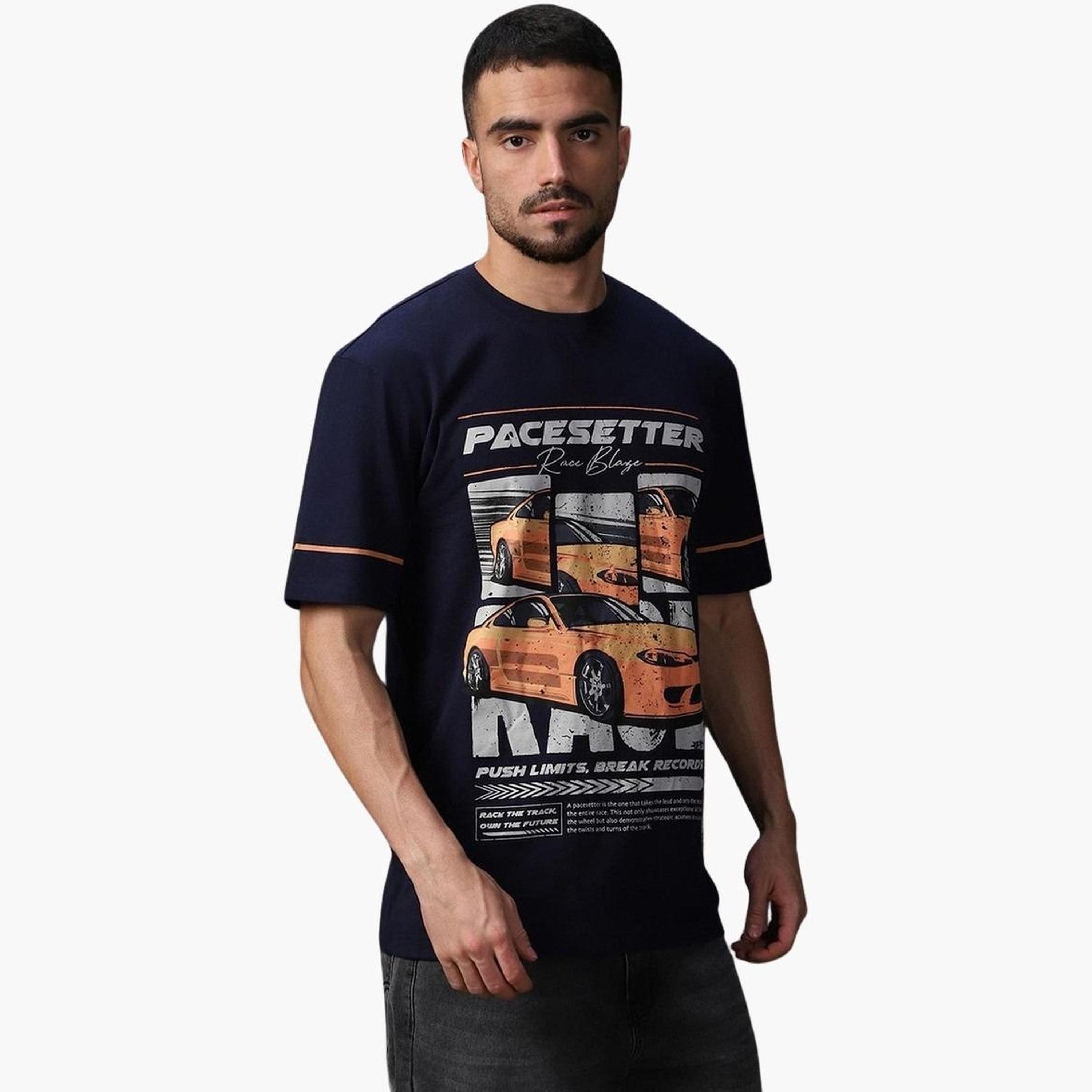 هاي ستار - تي شيرت مطبوع بأكمام قصيرة وقصة عادية للرجال-men-clothing-tshirtsandpolos-tshirts-image-1