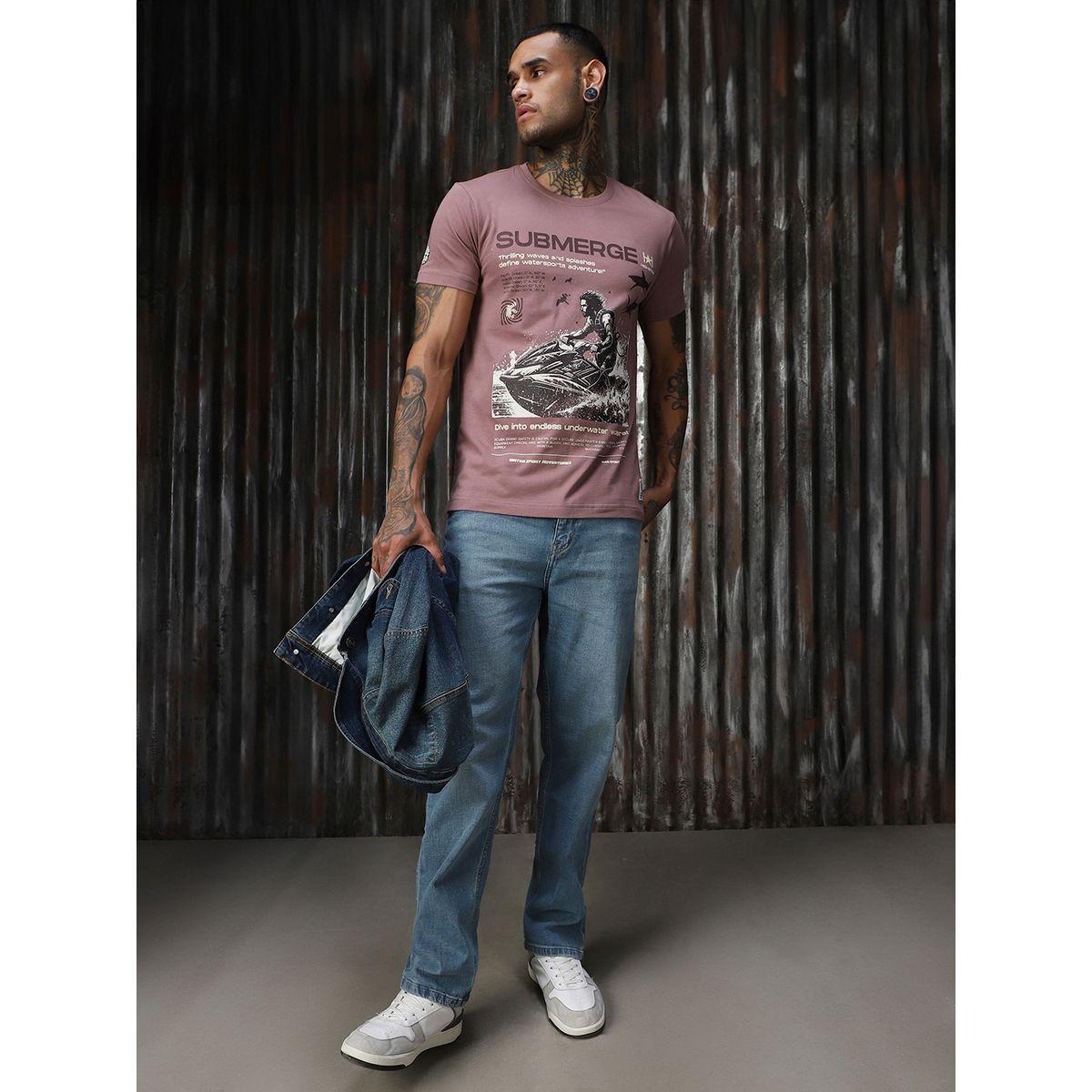 تيشيرت بقصة عادية وطبعة جرافيك هاي ستار × ستايلي-men-clothing-tshirtsandpolos-tshirts-image-4